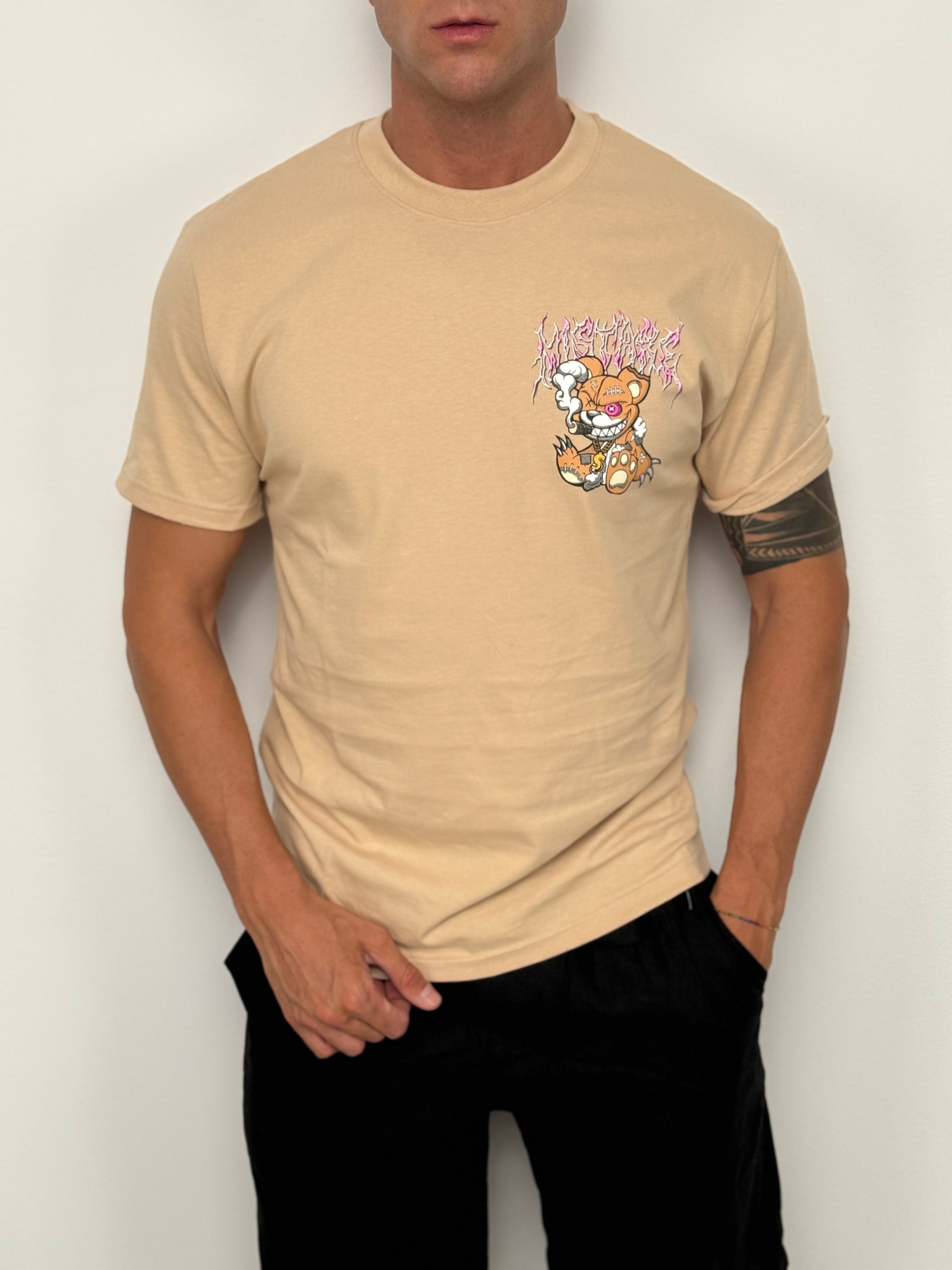 T-SHIRT BAD TEDDY - Tg. S/M/L Nera