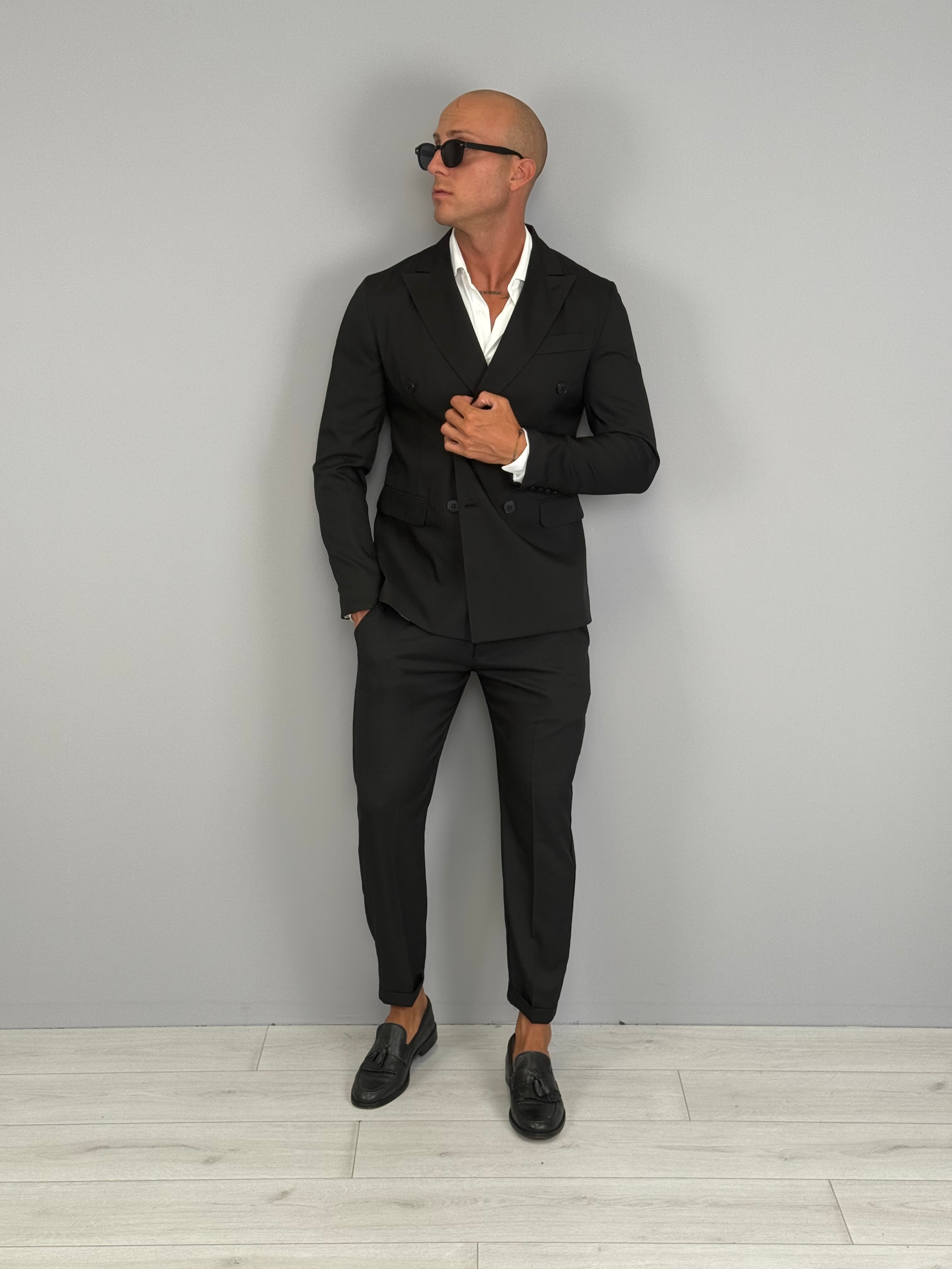 ABITO DOPPIOPETTO FIAMMATO