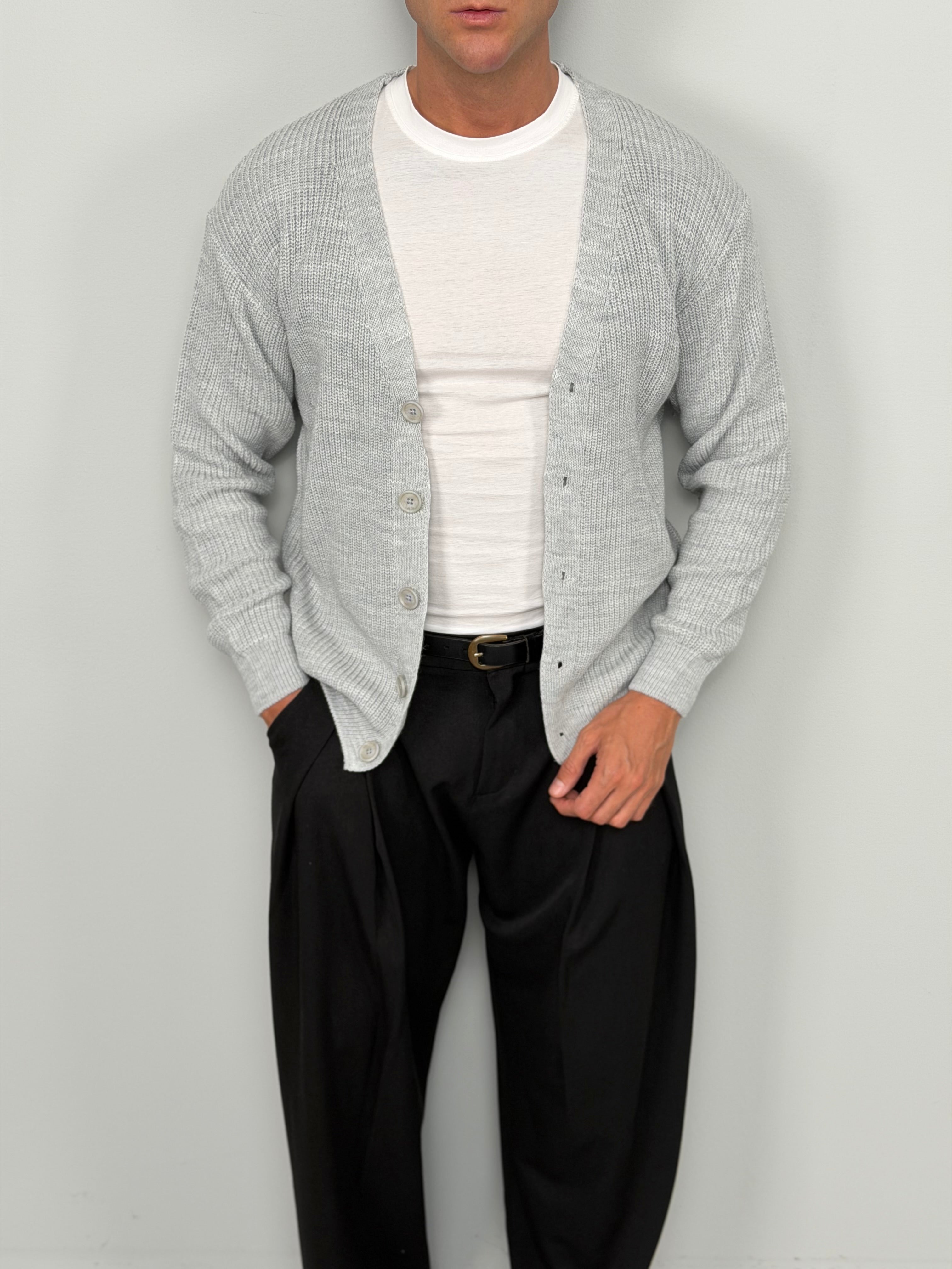 CARDIGAN BASIC IN FILO