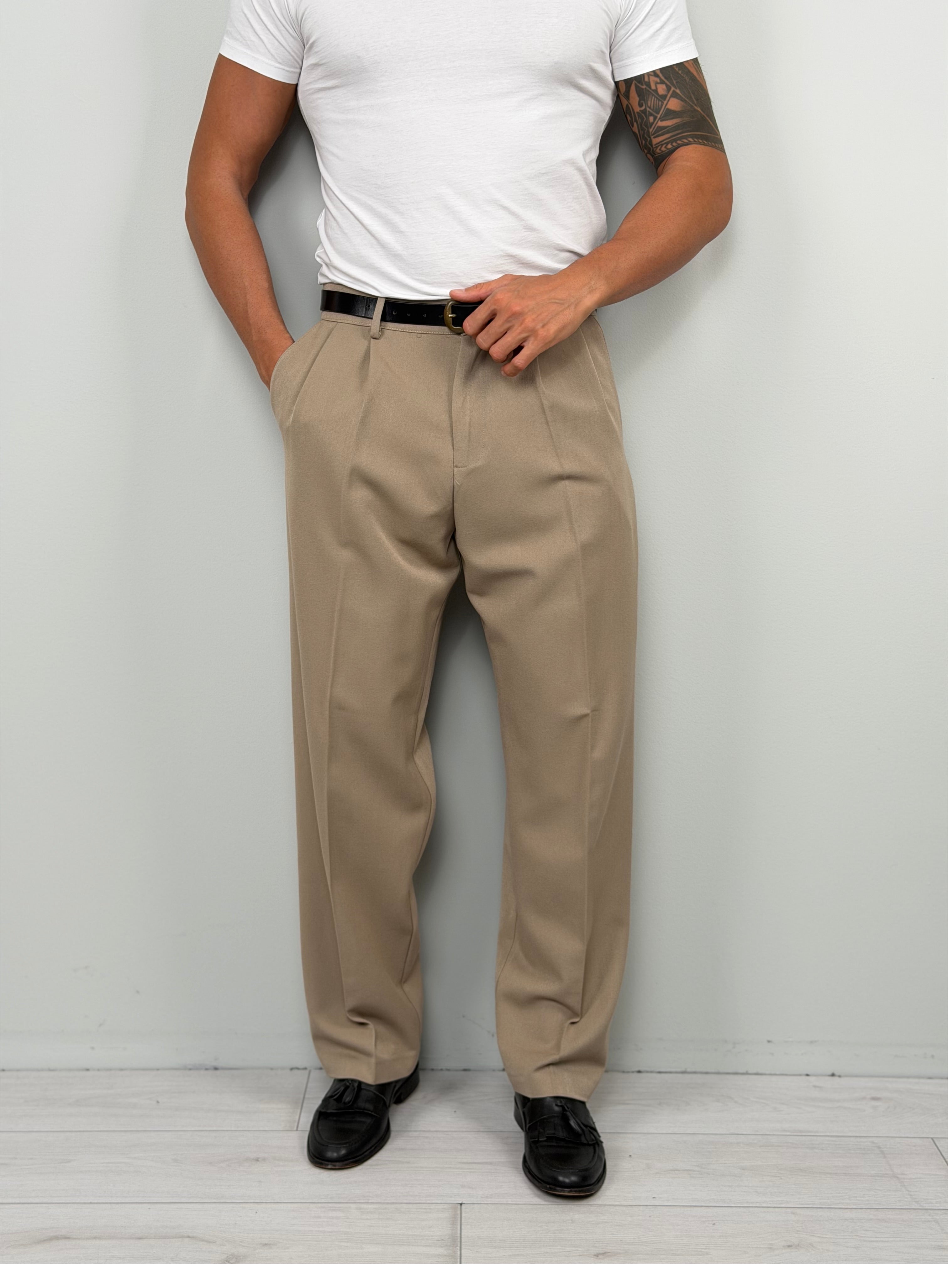PREMIUM ELEGANT WIDE TROUSERS - BACK POCKETS WINTER
