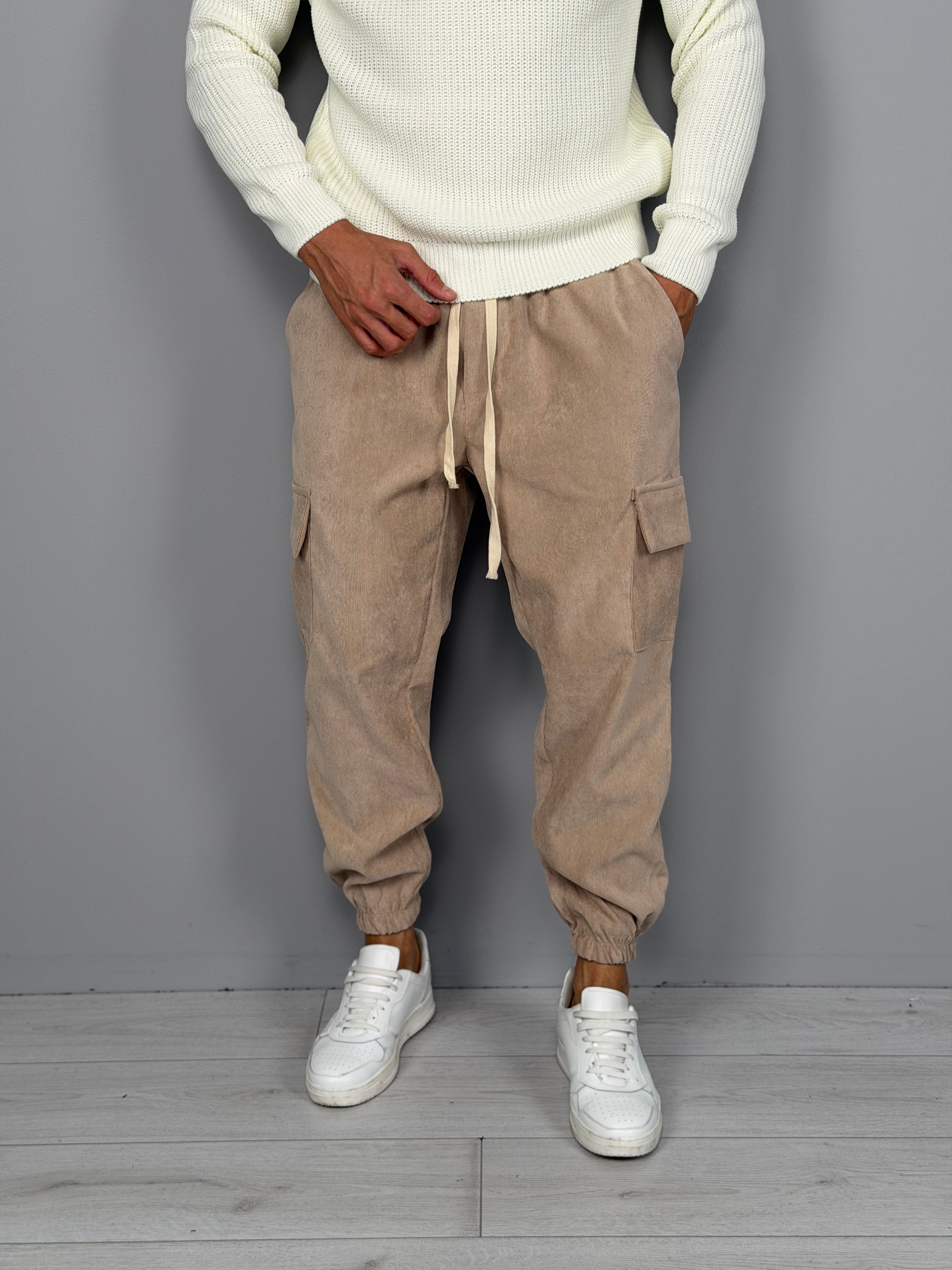 PANTALONE VELLUTO COSTINA