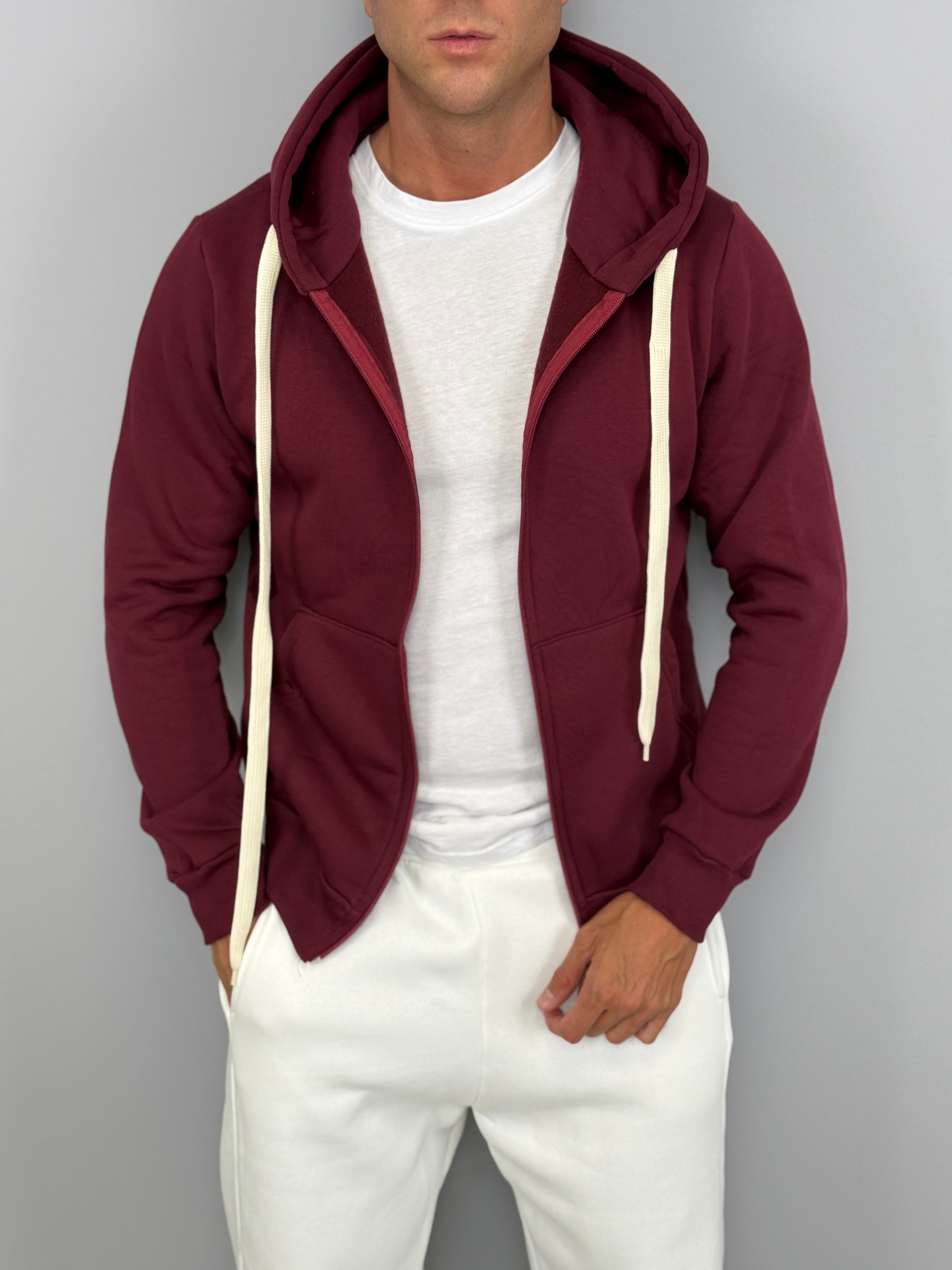 FELPA ZIP WHITELACE FELPATA