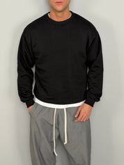 GAZED CROP SWEATSHIRT 