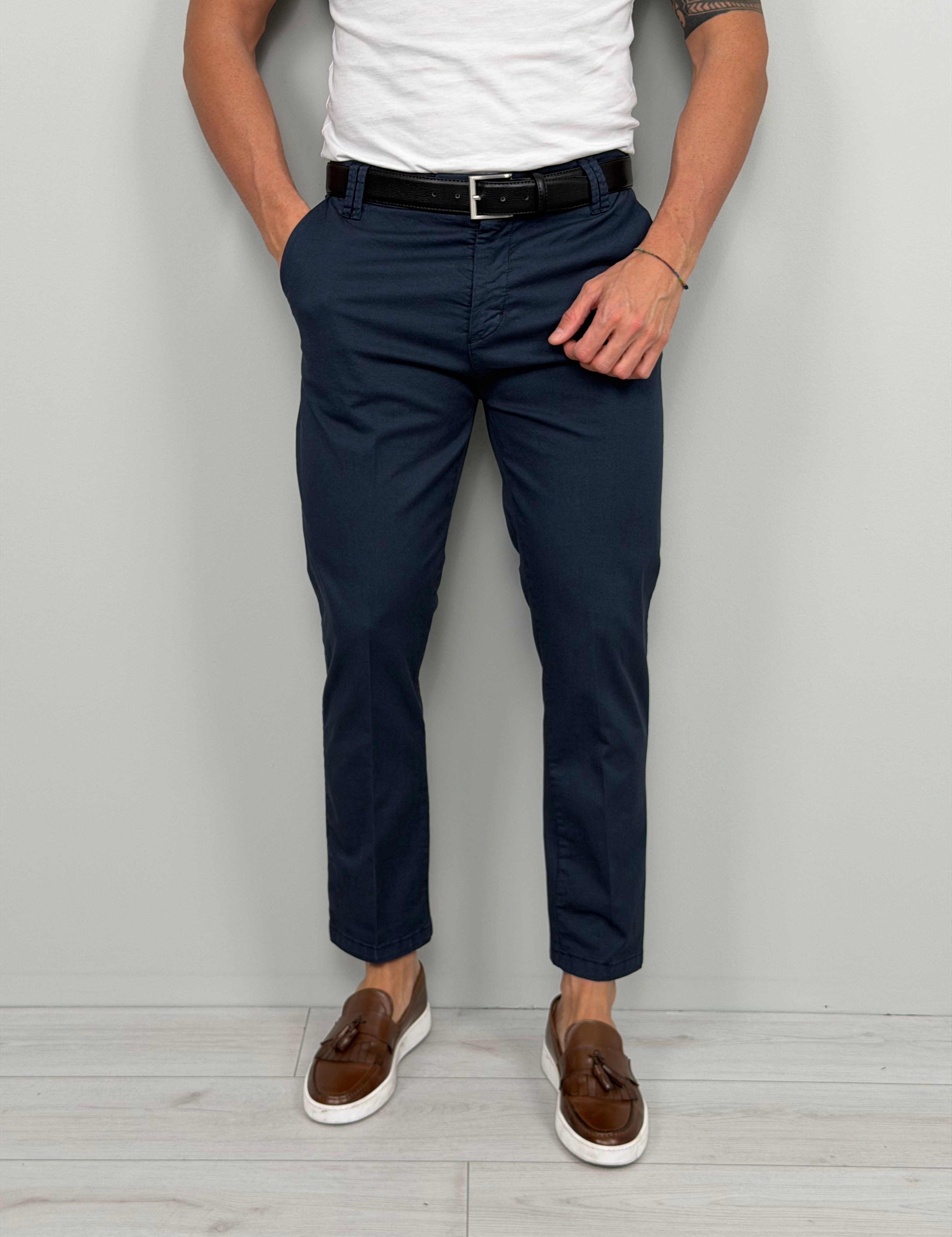PANTALONE COTONE PREMIUM (TASCHE DIETRO)