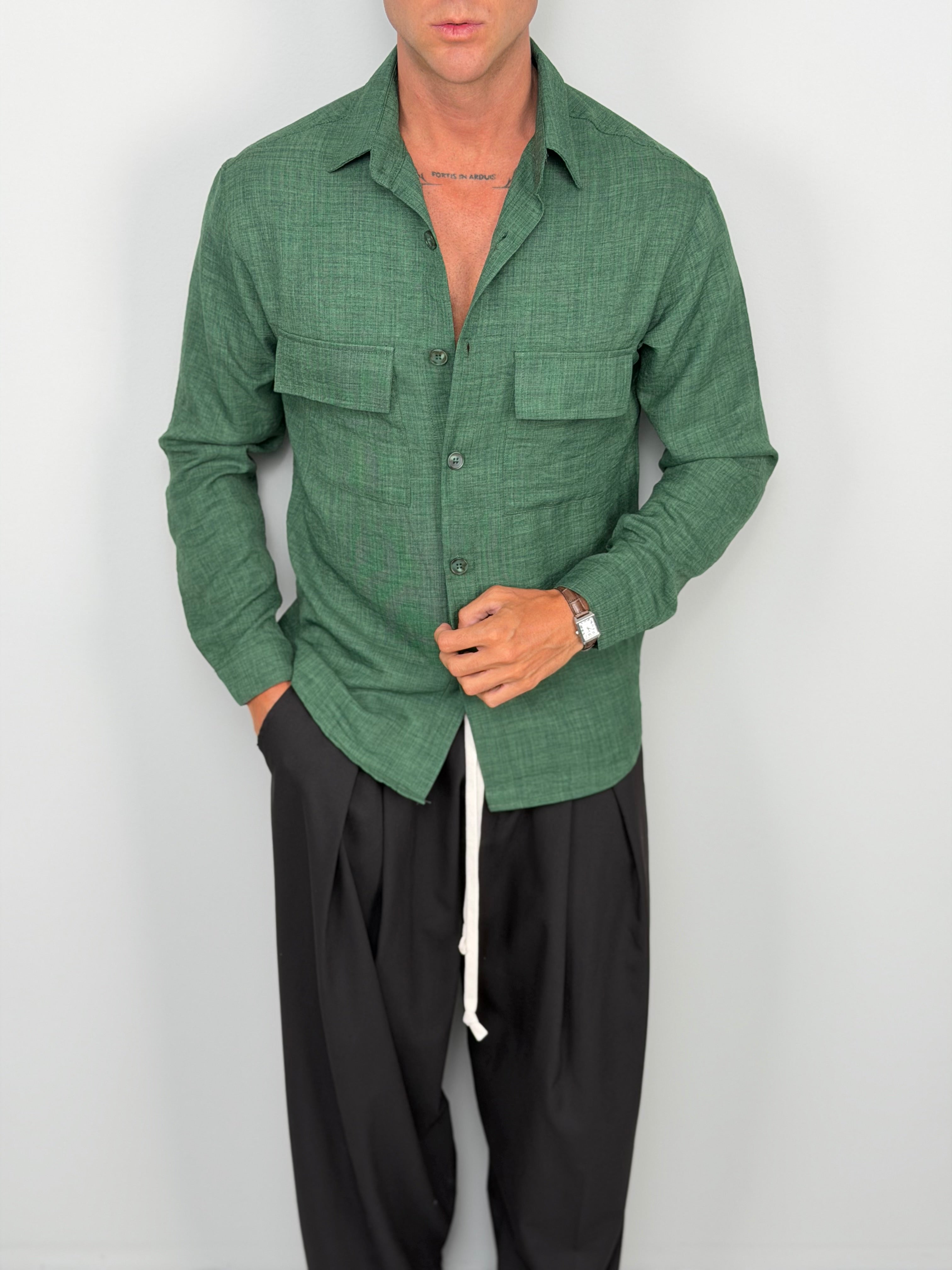 CAMICIA OCEAN FIAMMATA