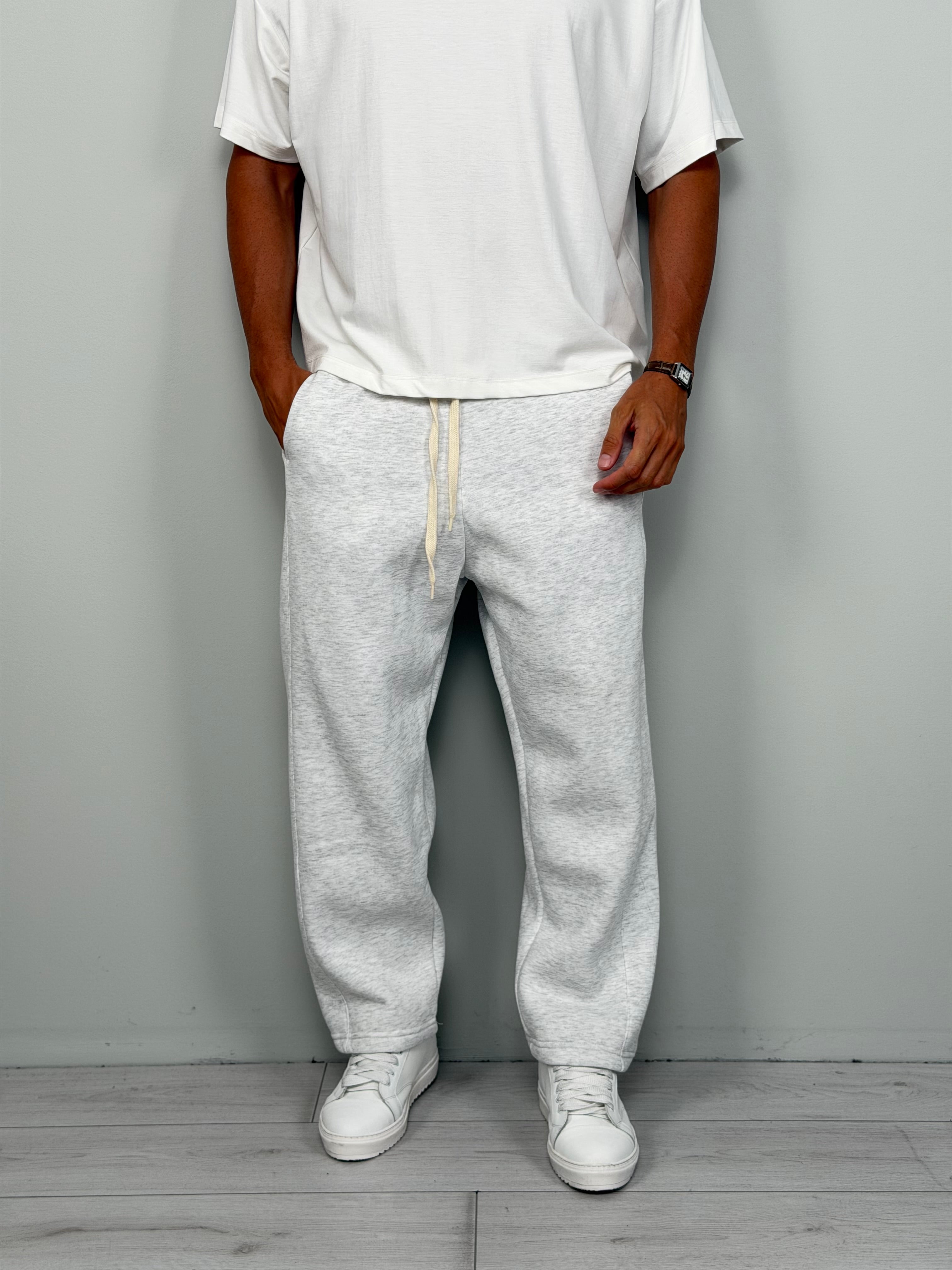 PANTALONE TUTA AMPIO RIGA FELPATO