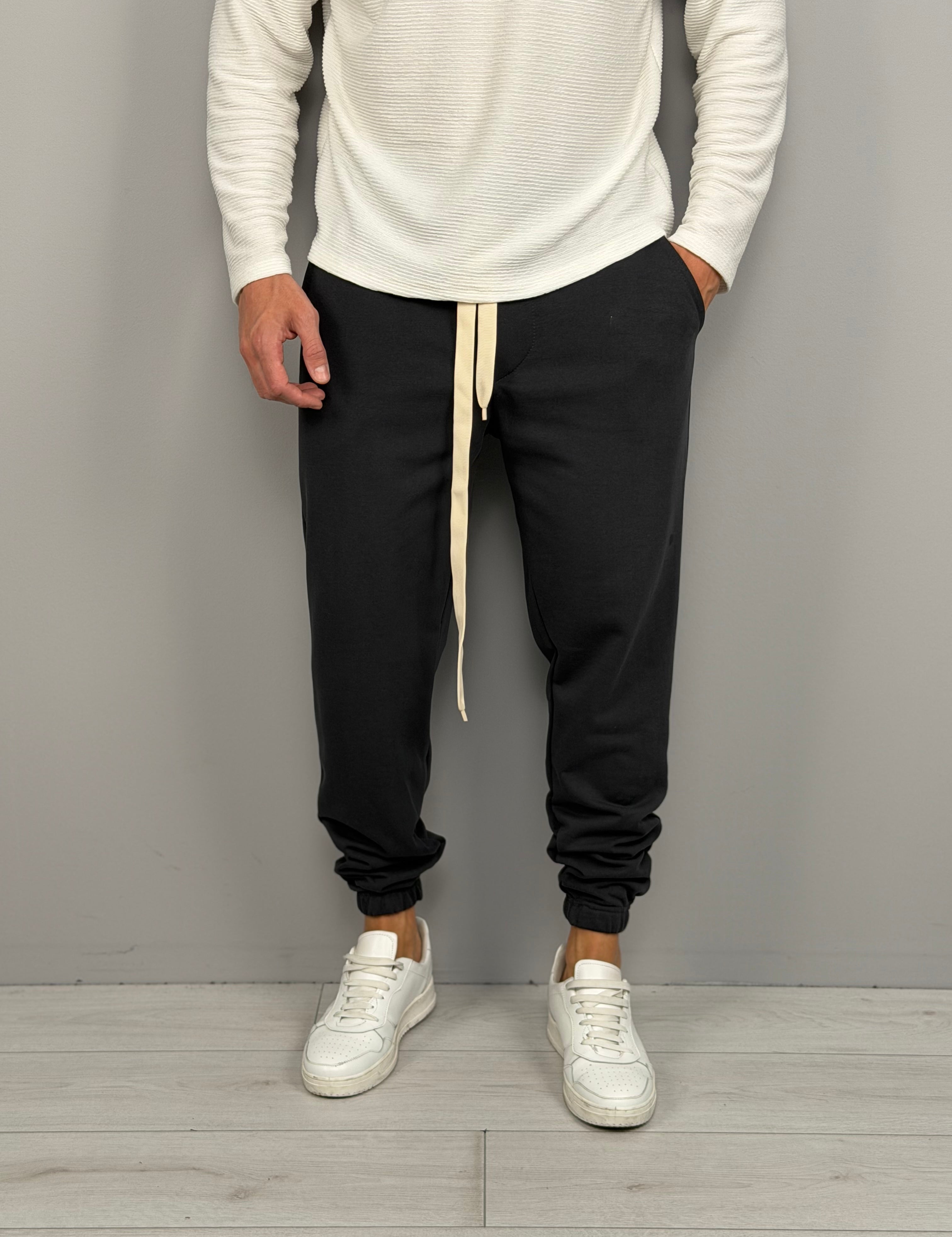 BRUSHED TRACKSUIT TROUSERS
