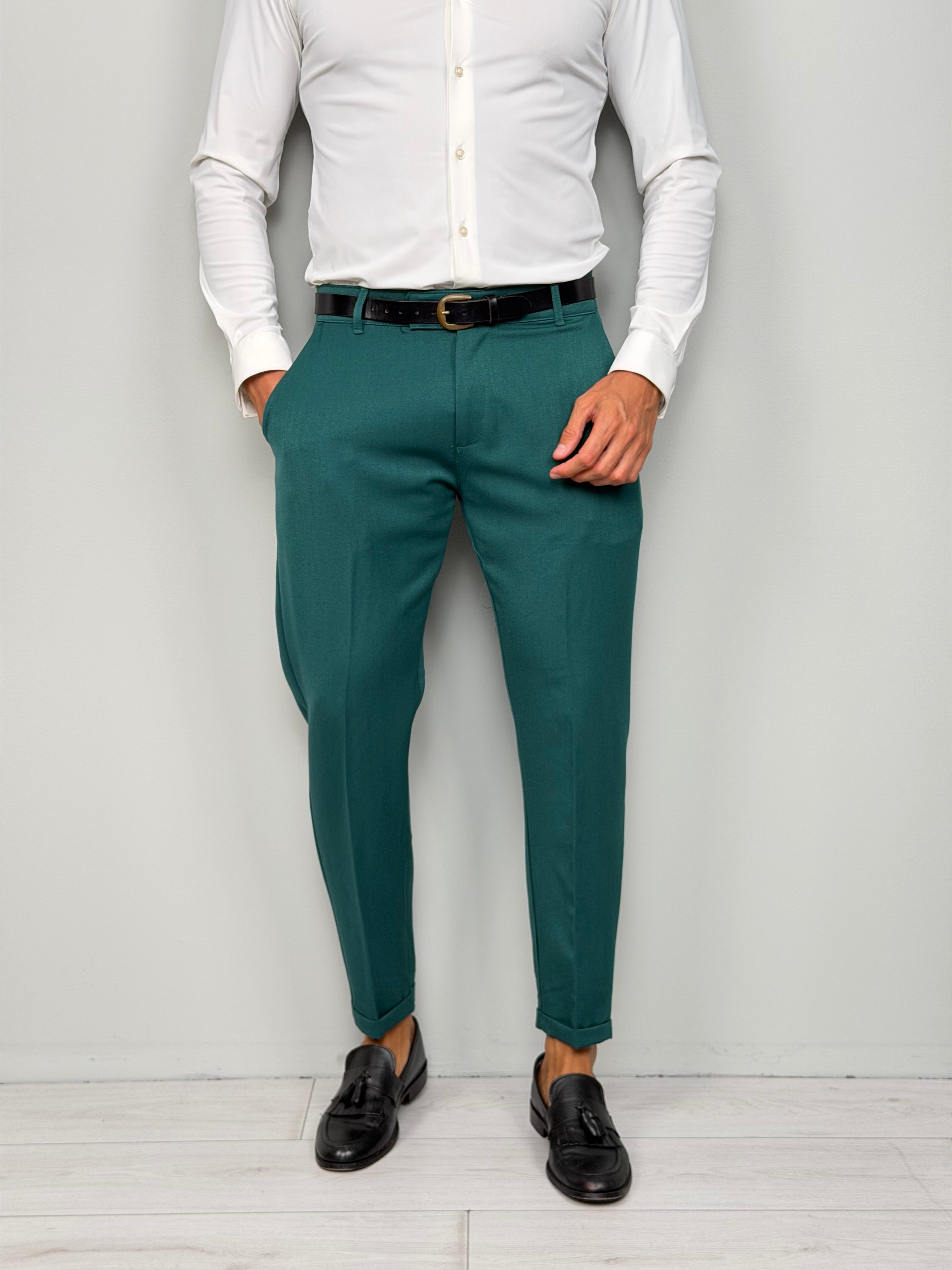 WINTER CAPRI TROUSERS WITH ROLLS