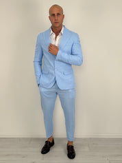 ABITO LINO MONOPETTO