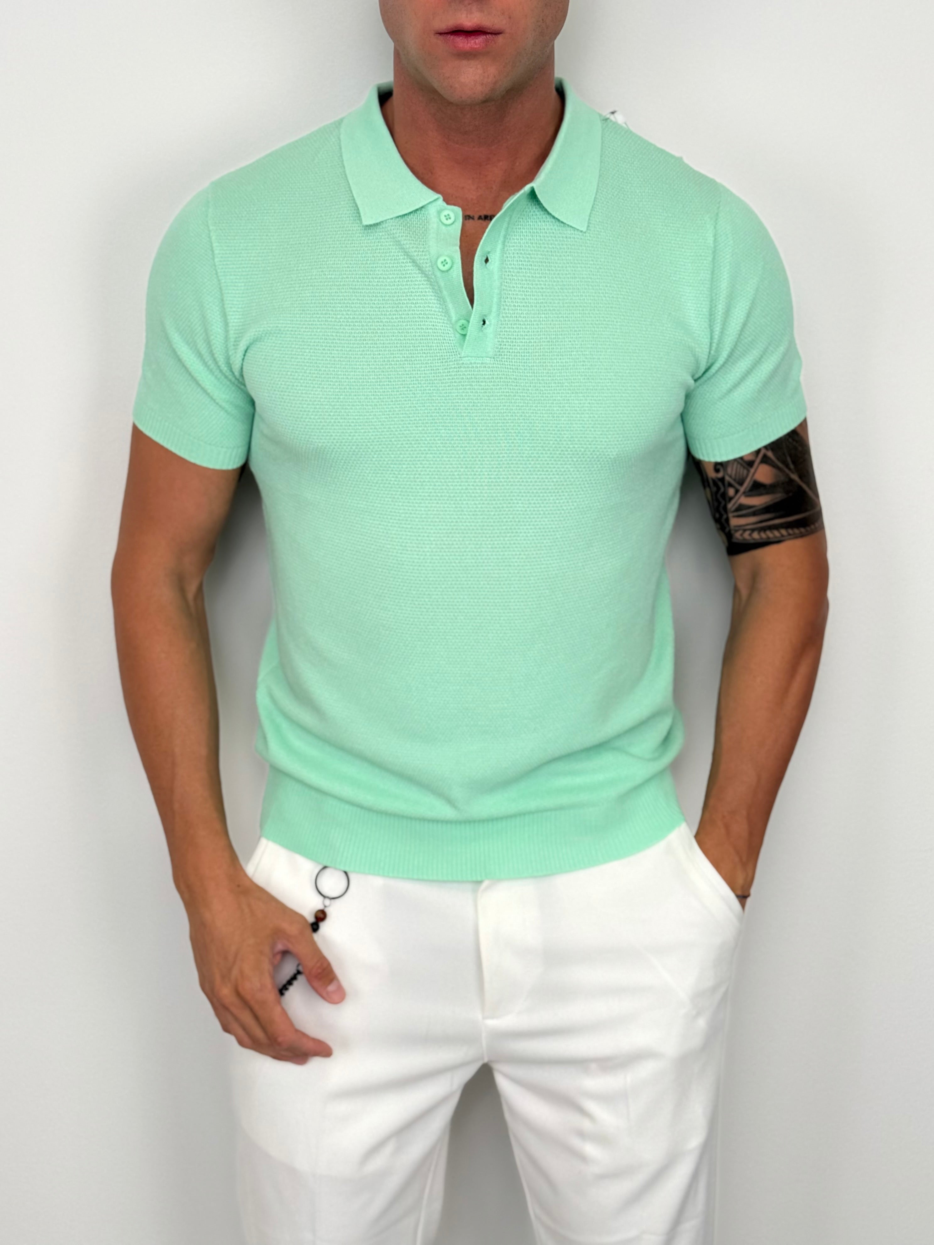 POLO SIDE MAGLINA - Tg.M BLU