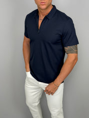 POLO ZIP STRETCH- NO STIRO