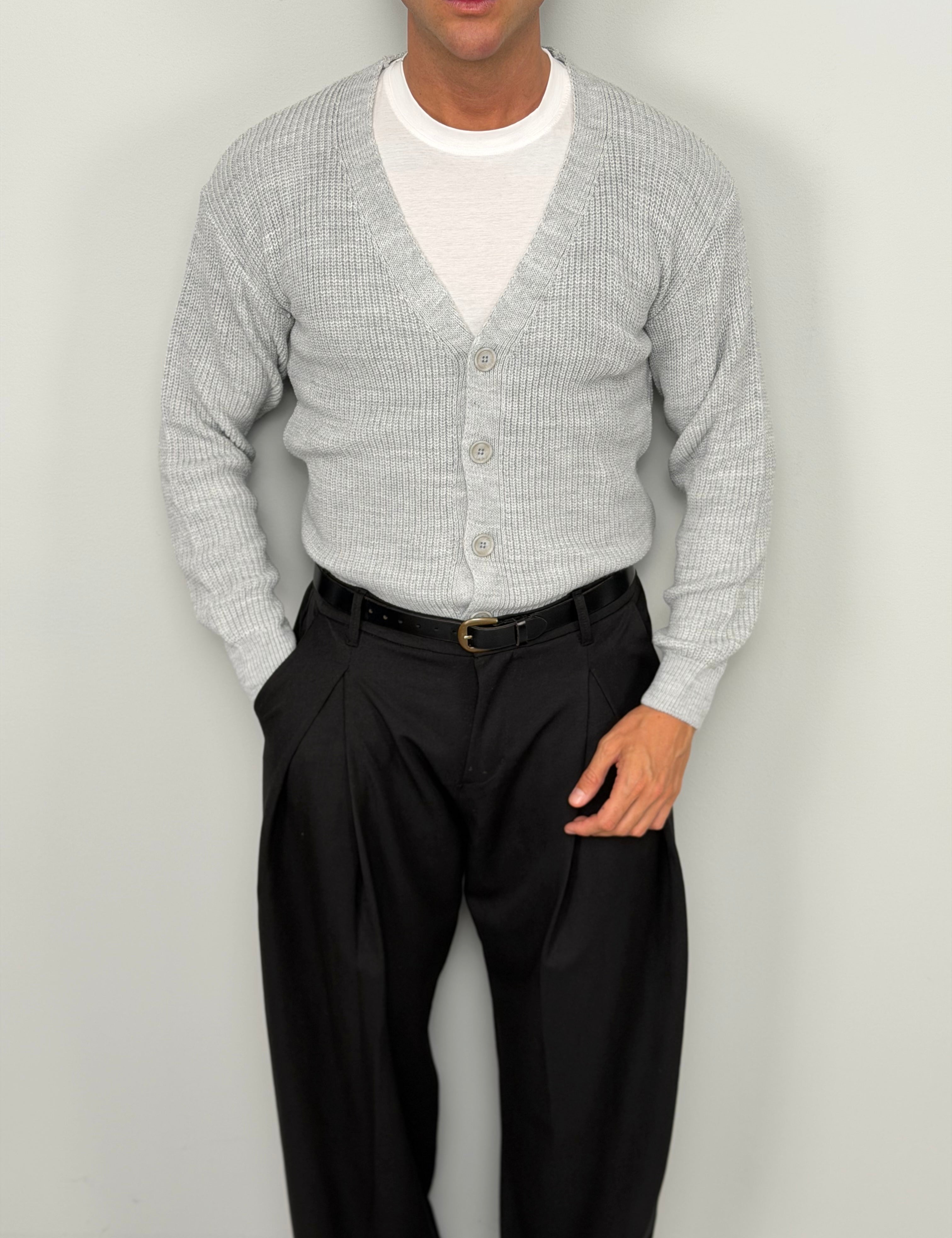 CARDIGAN BASIC IN FILO