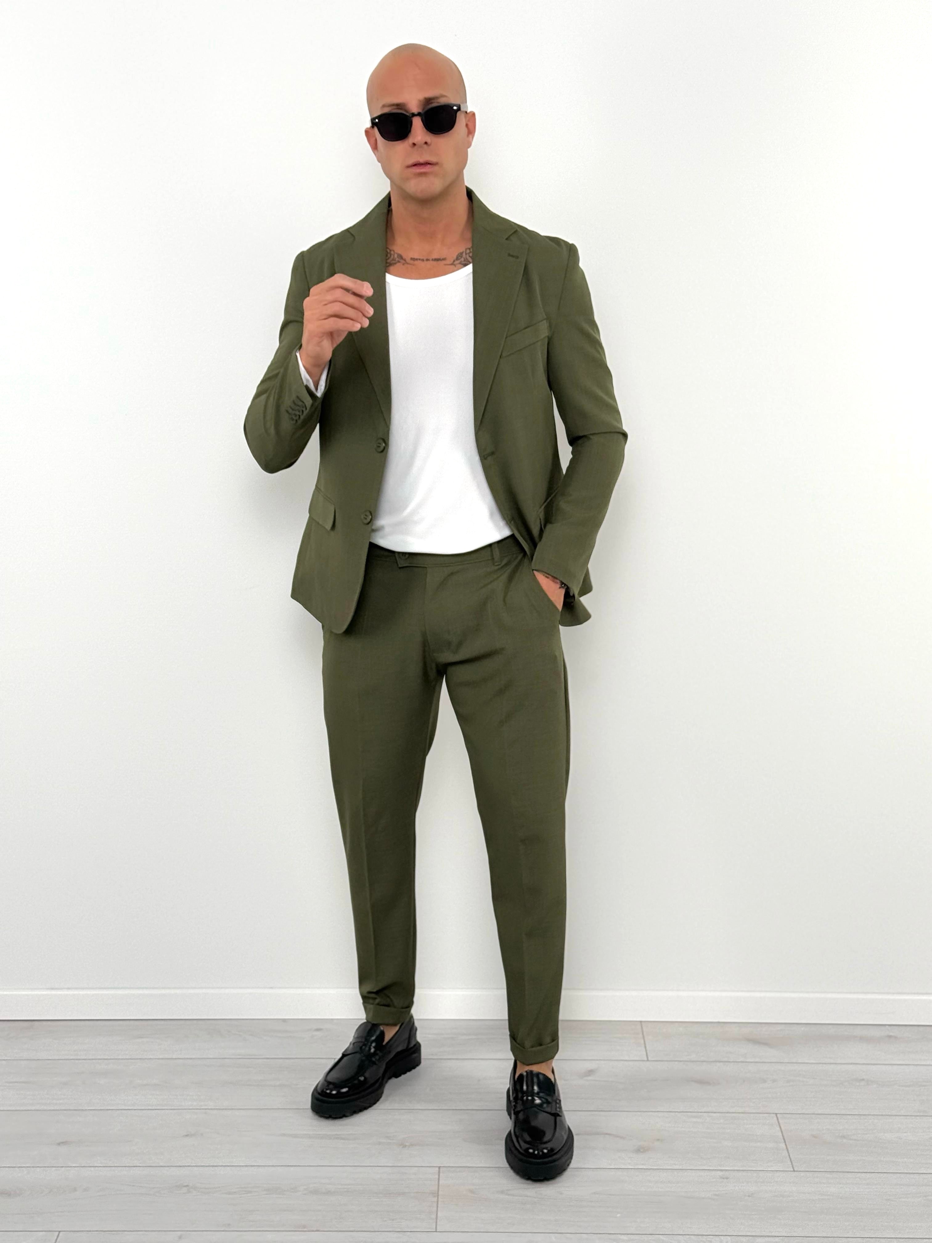 ABITO MONOPETTO FIAMMATO