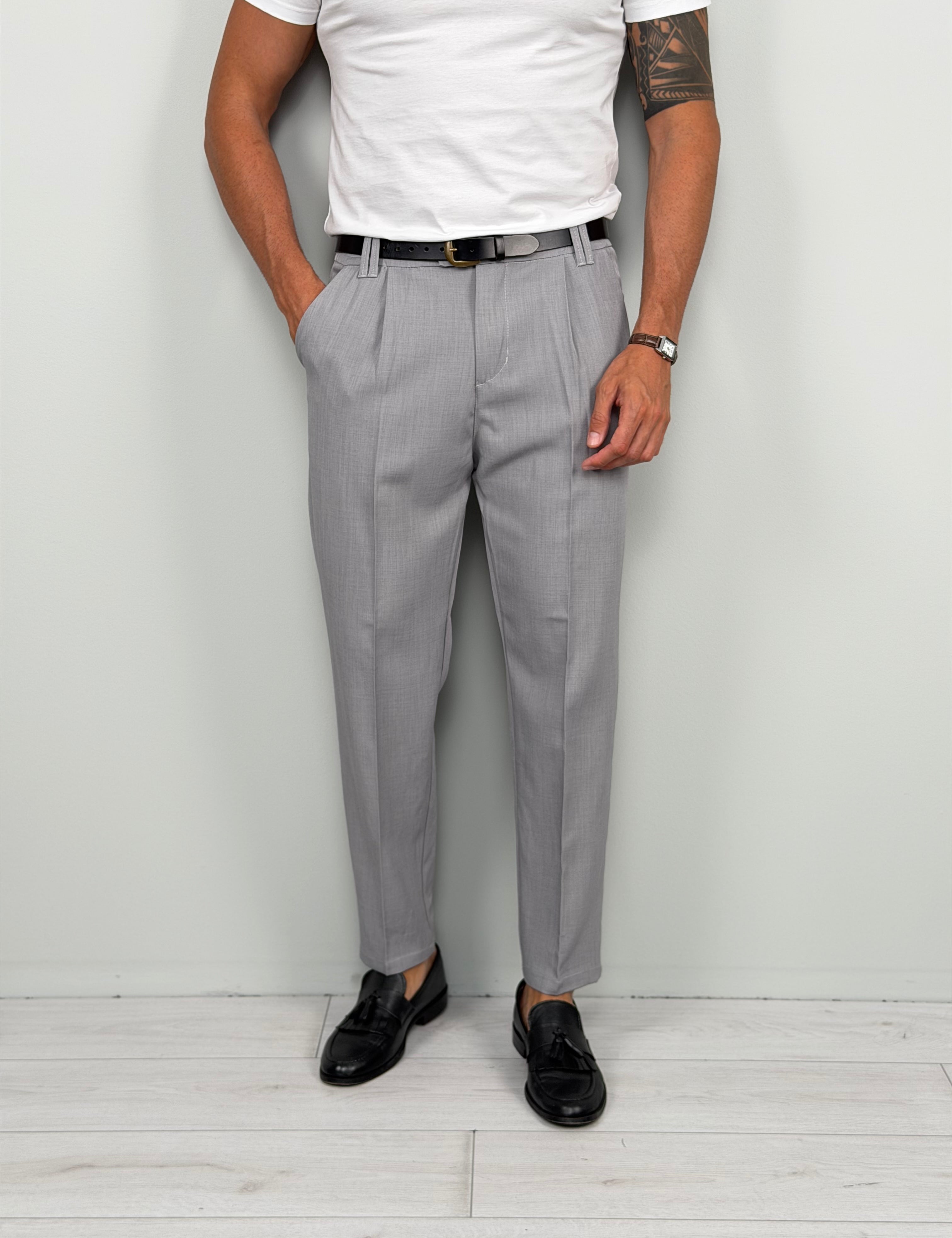PANTALONE NORI MOD CAPRI - TASCA POSTERIORE