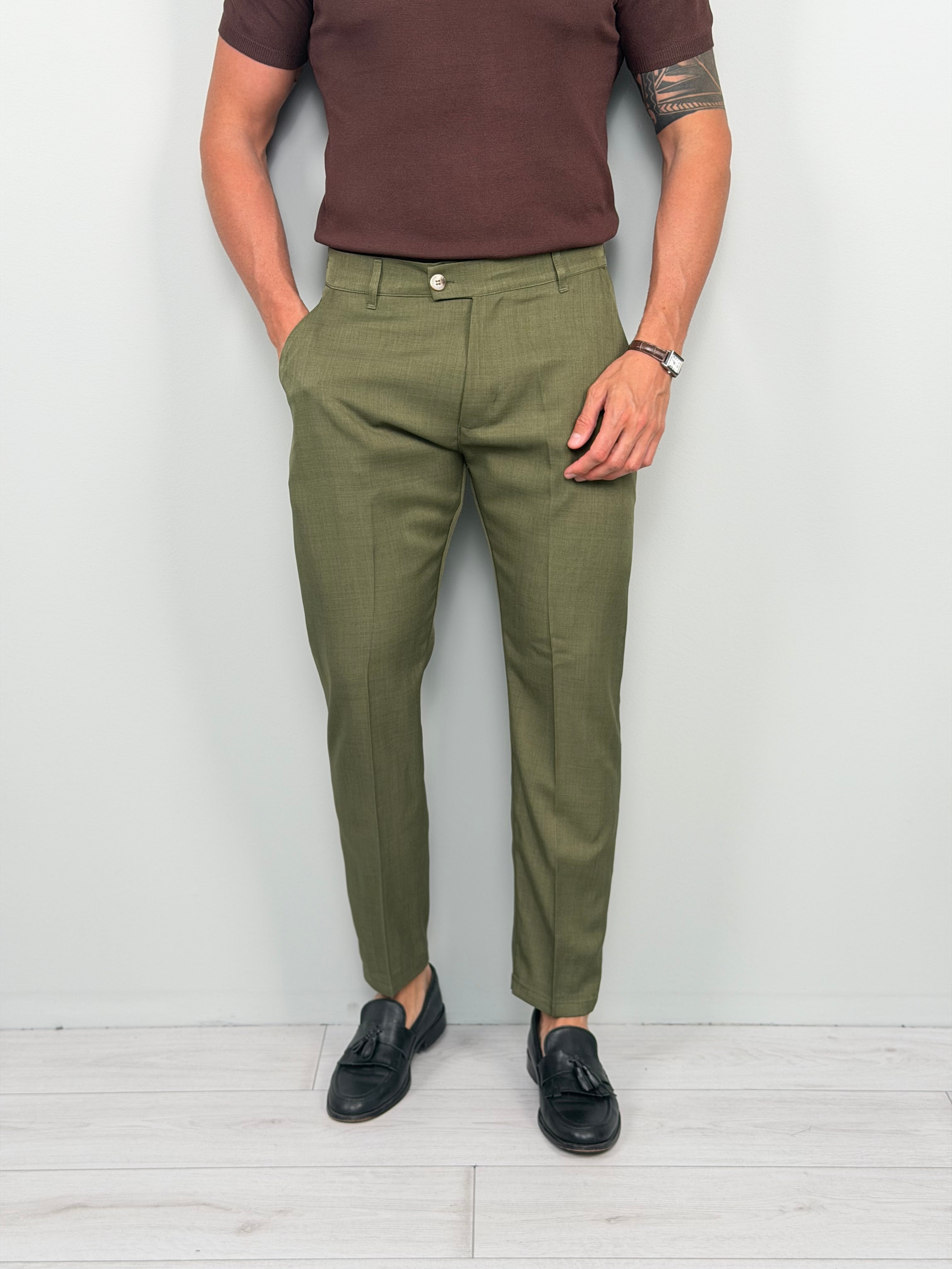 PANTALONE MOD CAPRI FIAMMATO