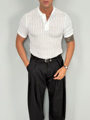 T-SHIRT TRAMA FILO COTONE
