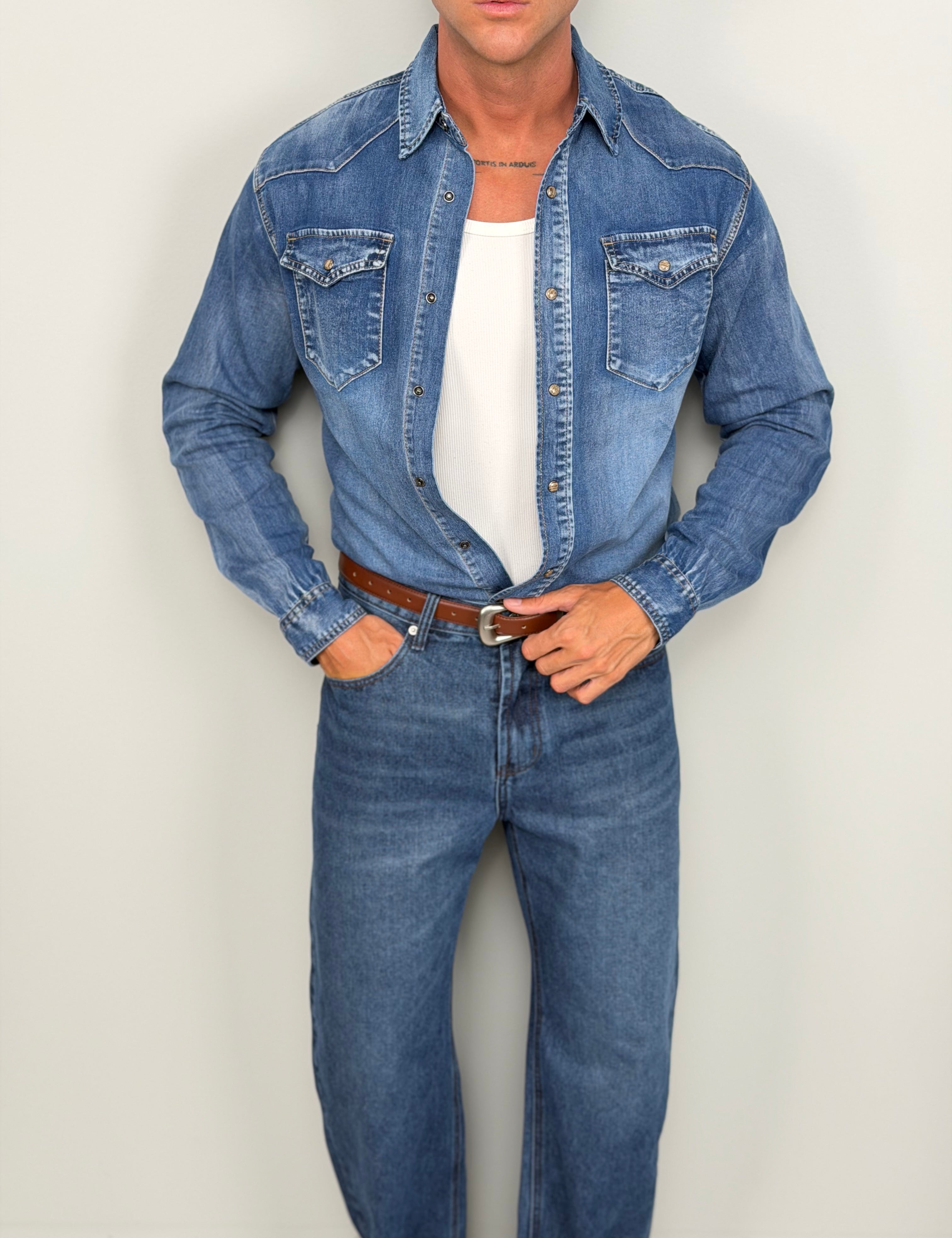 CAMICIA JEANS PICCADILLY