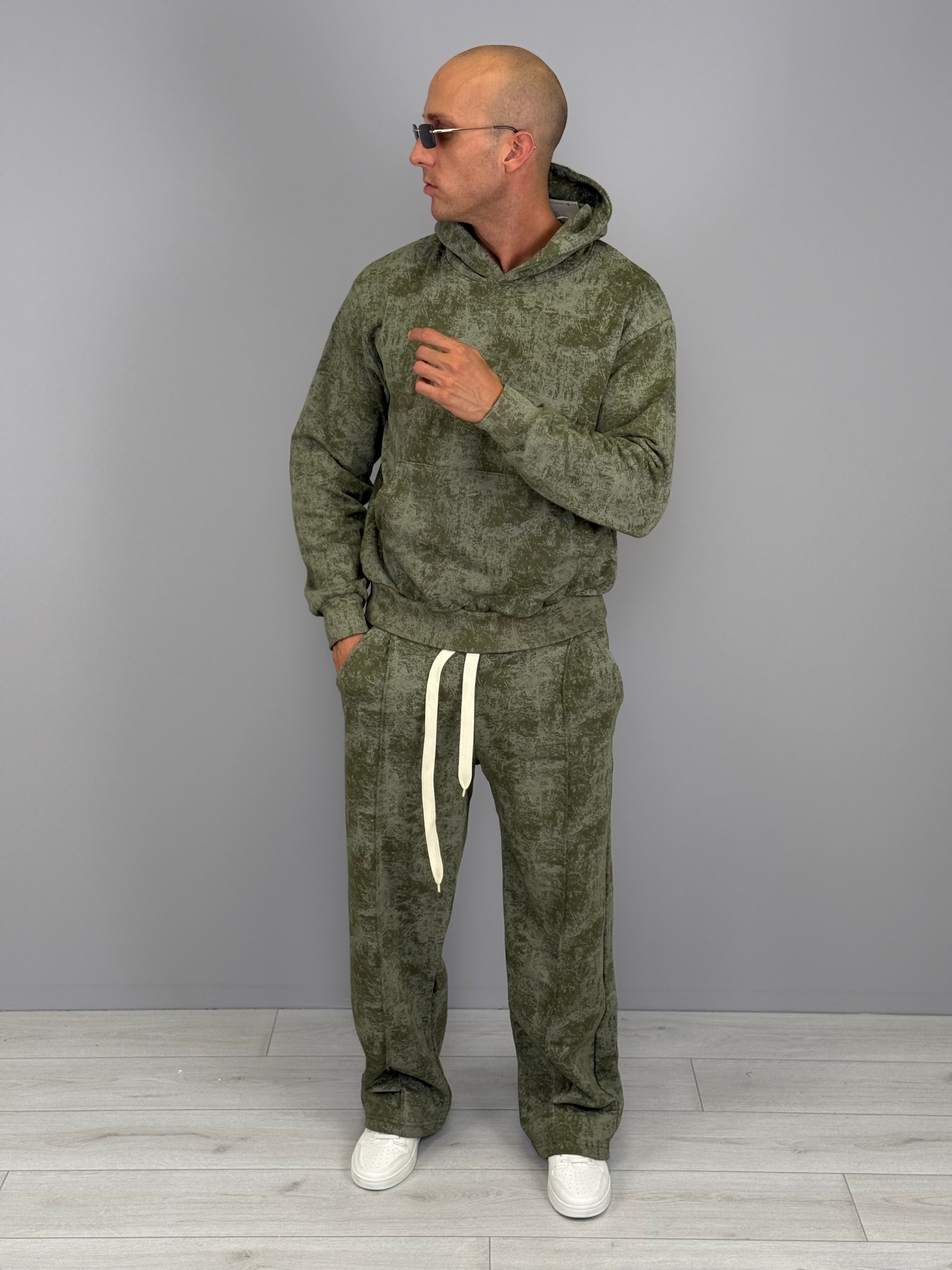 TUTA GARZATA BOXYFIT MARMORIZZATA