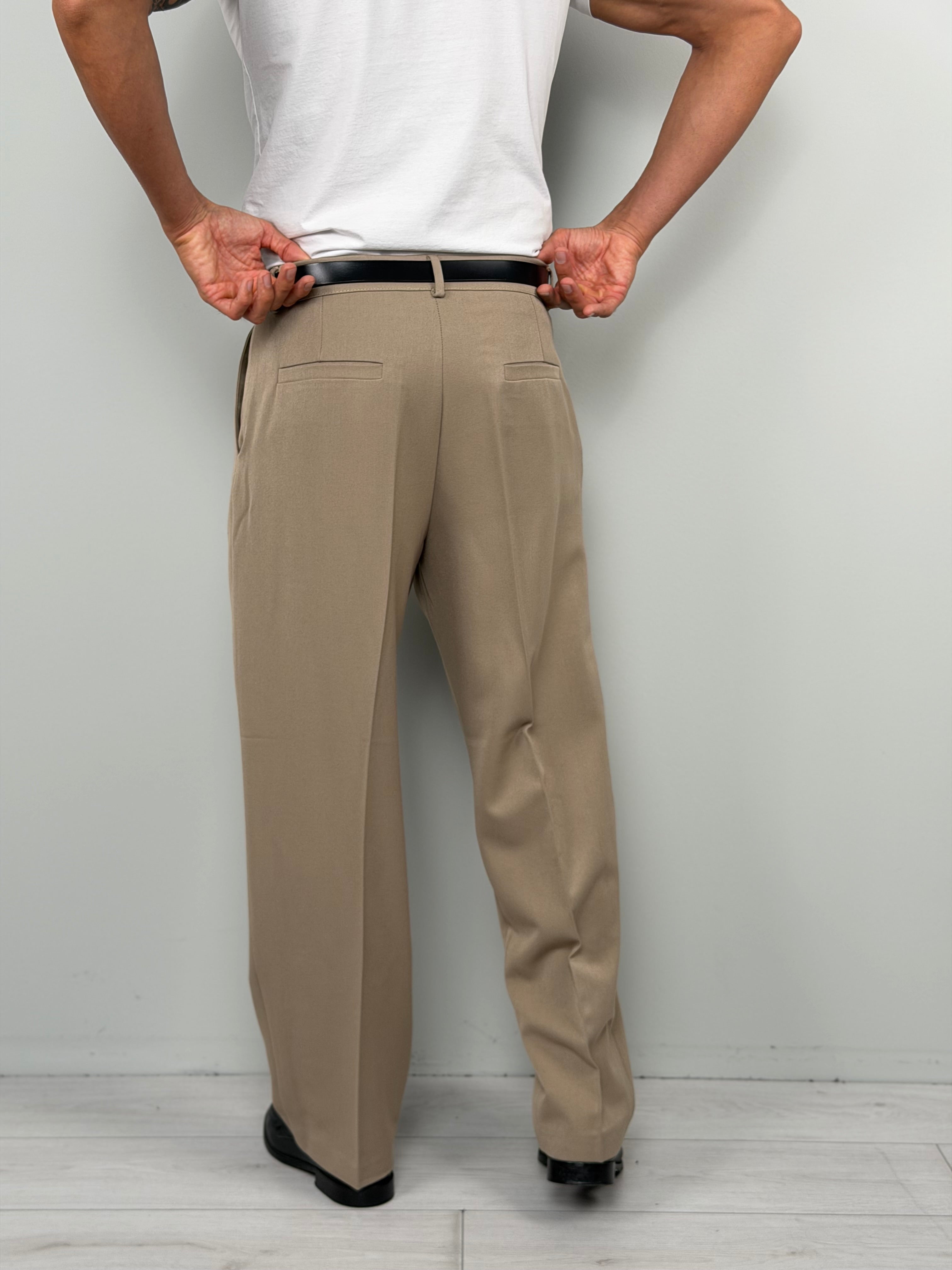 PREMIUM ELEGANT WIDE TROUSERS - BACK POCKETS WINTER