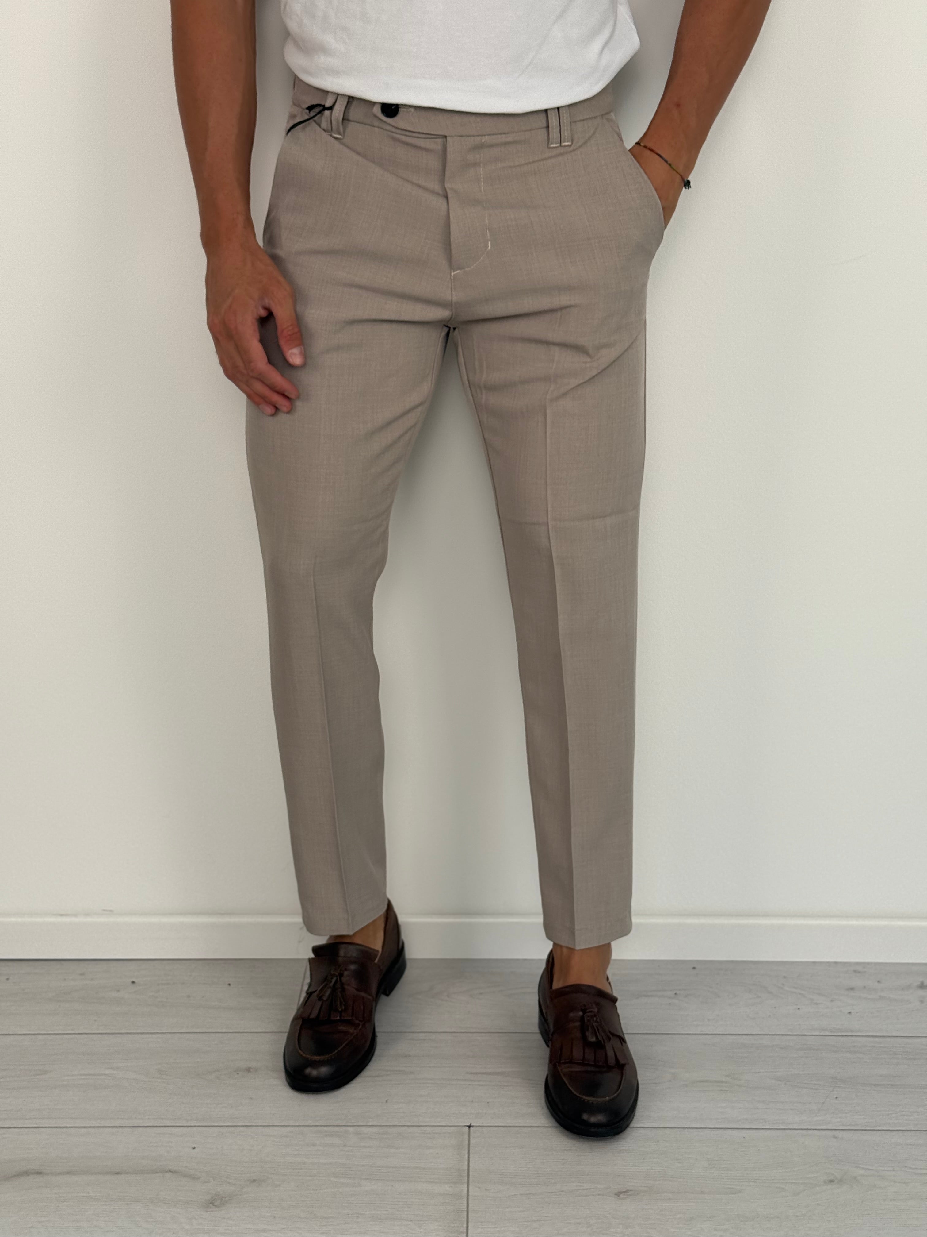 PANTALONE FIAMMATO MOD CAPRI PREMIUM (TASCHE DIETRO)