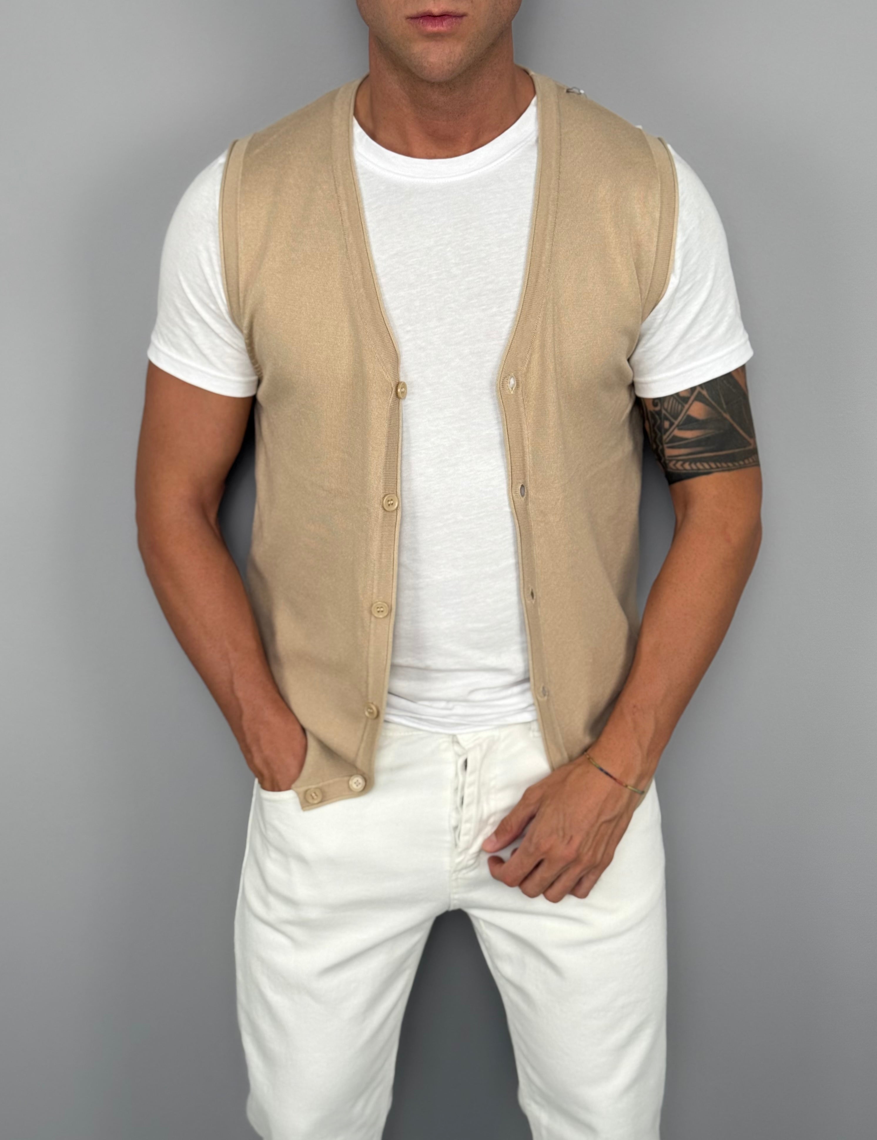 GILET A CARDIGAN