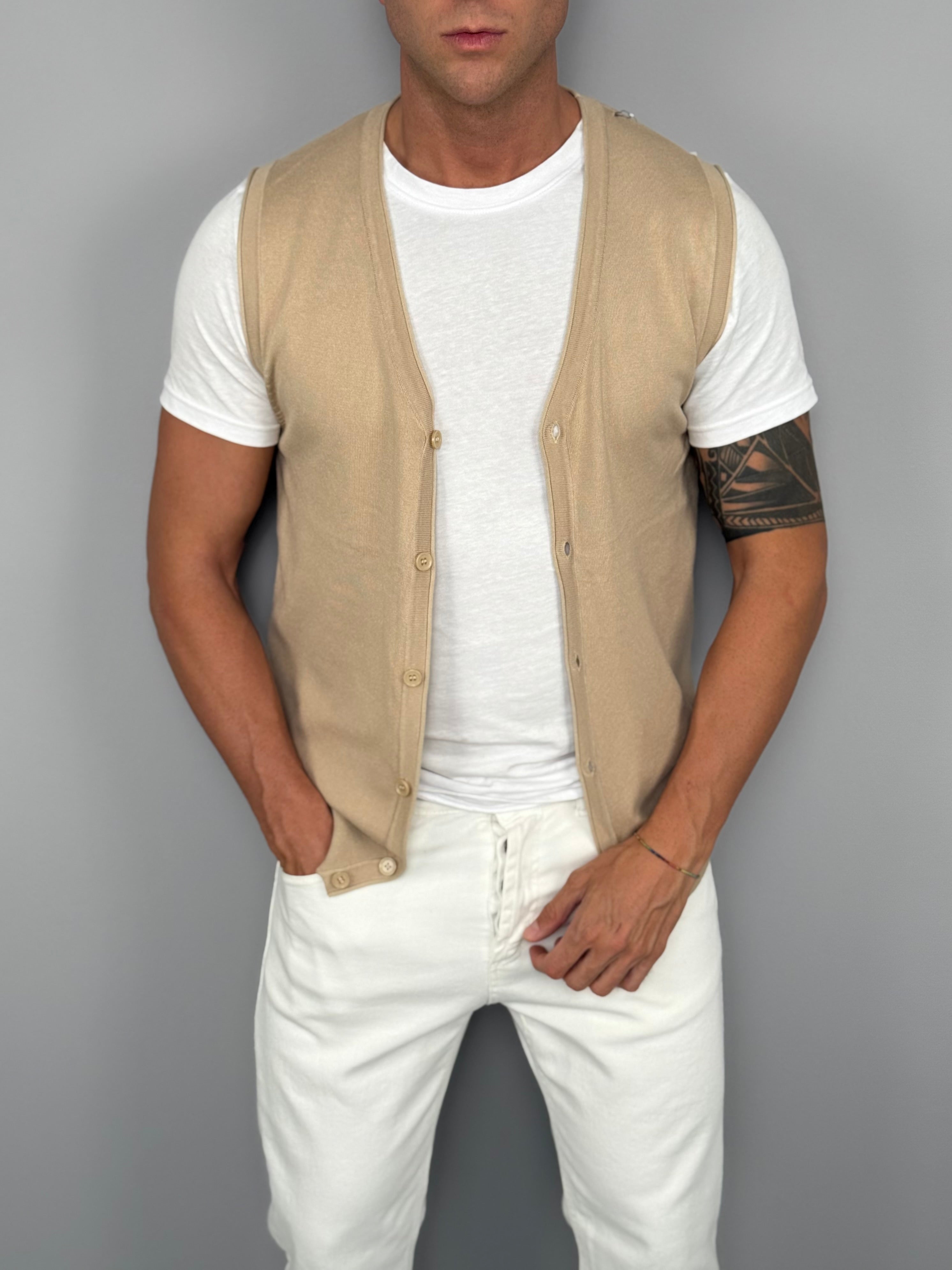 GILET A CARDIGAN