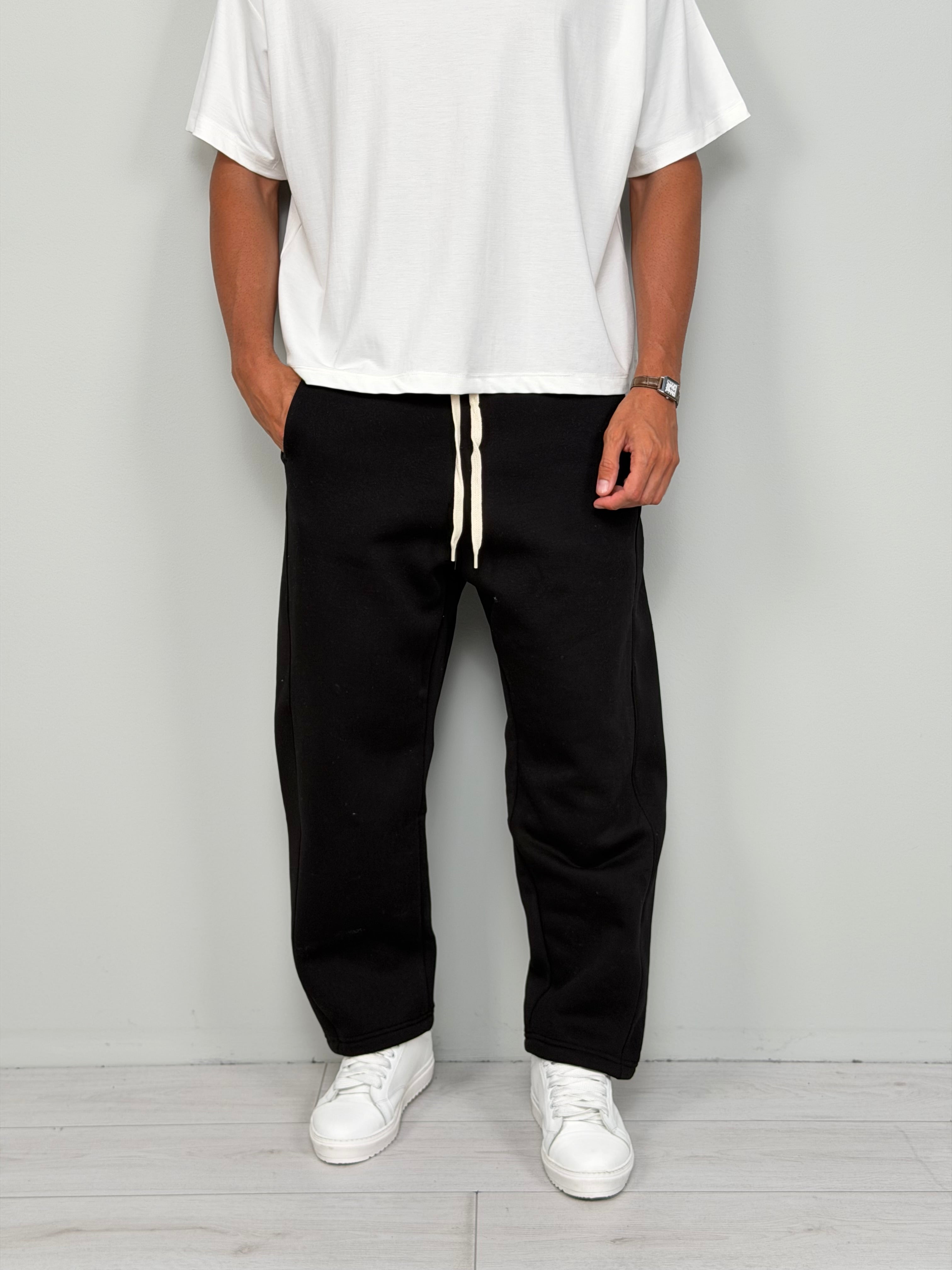 PANTALONE TUTA AMPIO RIGA FELPATO