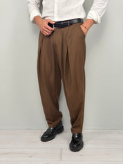 Leinenhose Geekom weit geschnitten