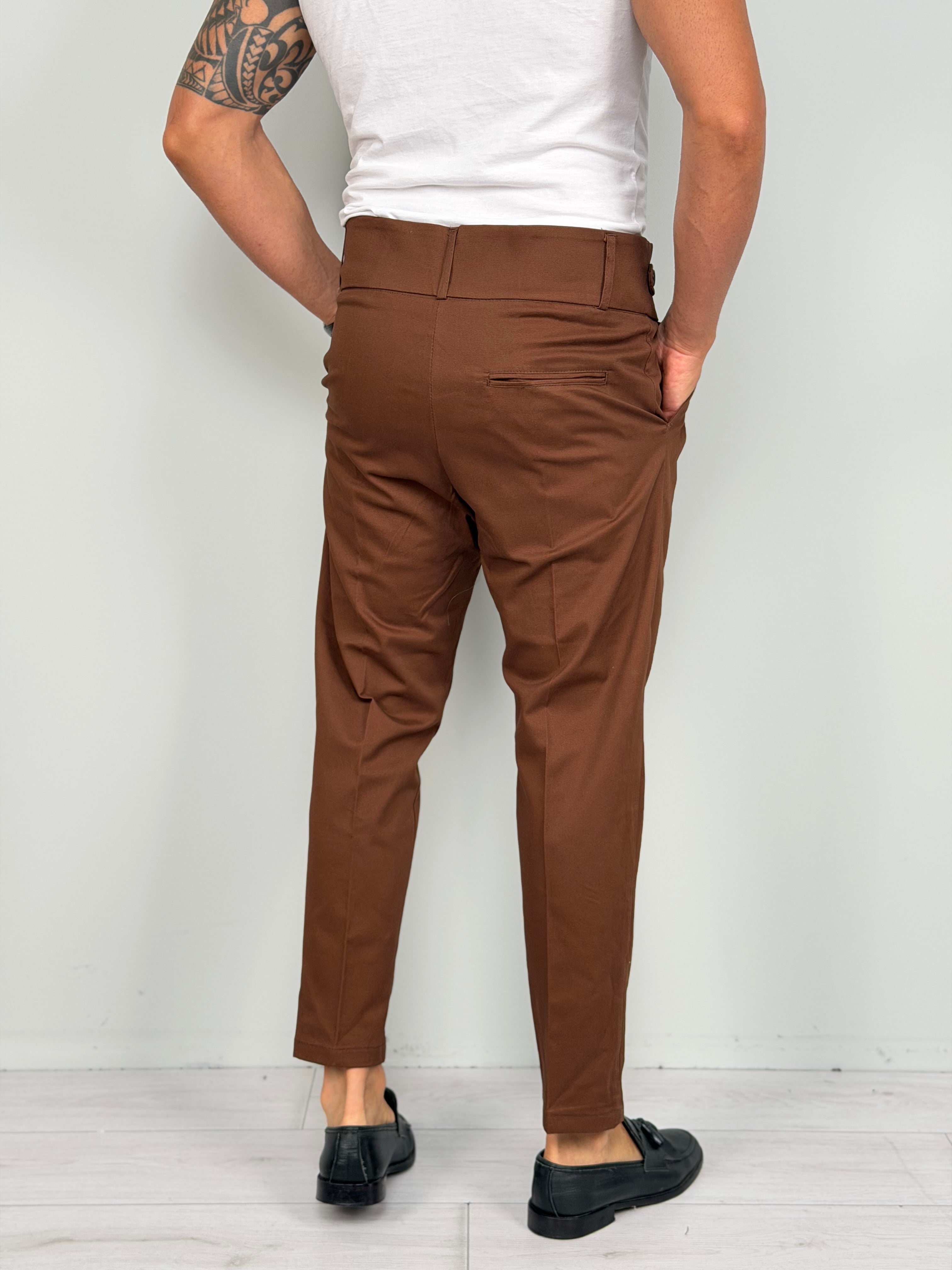 PANTALONE VITA ALTA MOD CAPRI