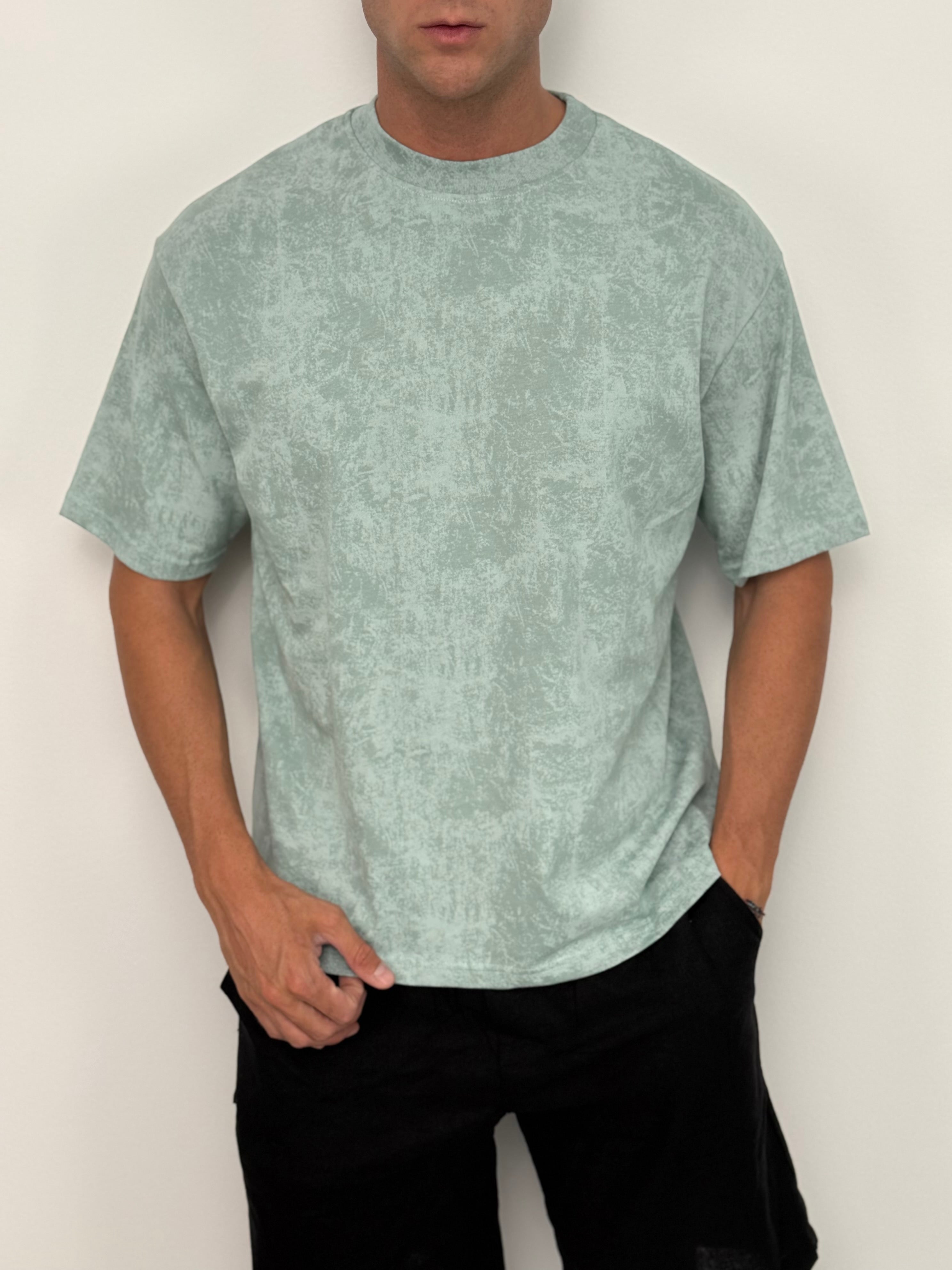 T-SHIRT MARBLED