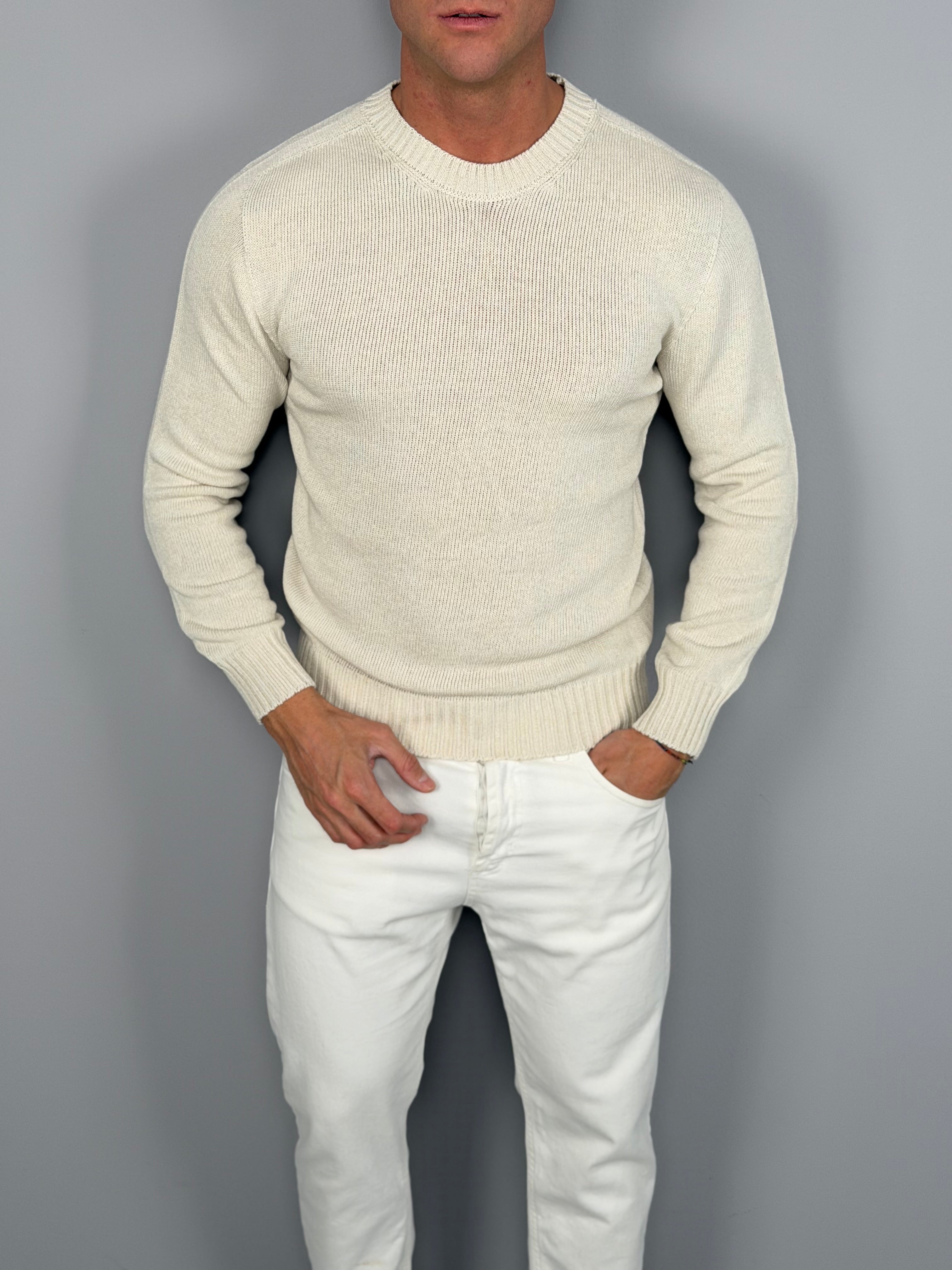 SIMPLE COTTON SWEATER