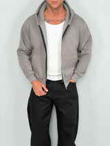 FELPA ZIP BOXY FIT FELPATA