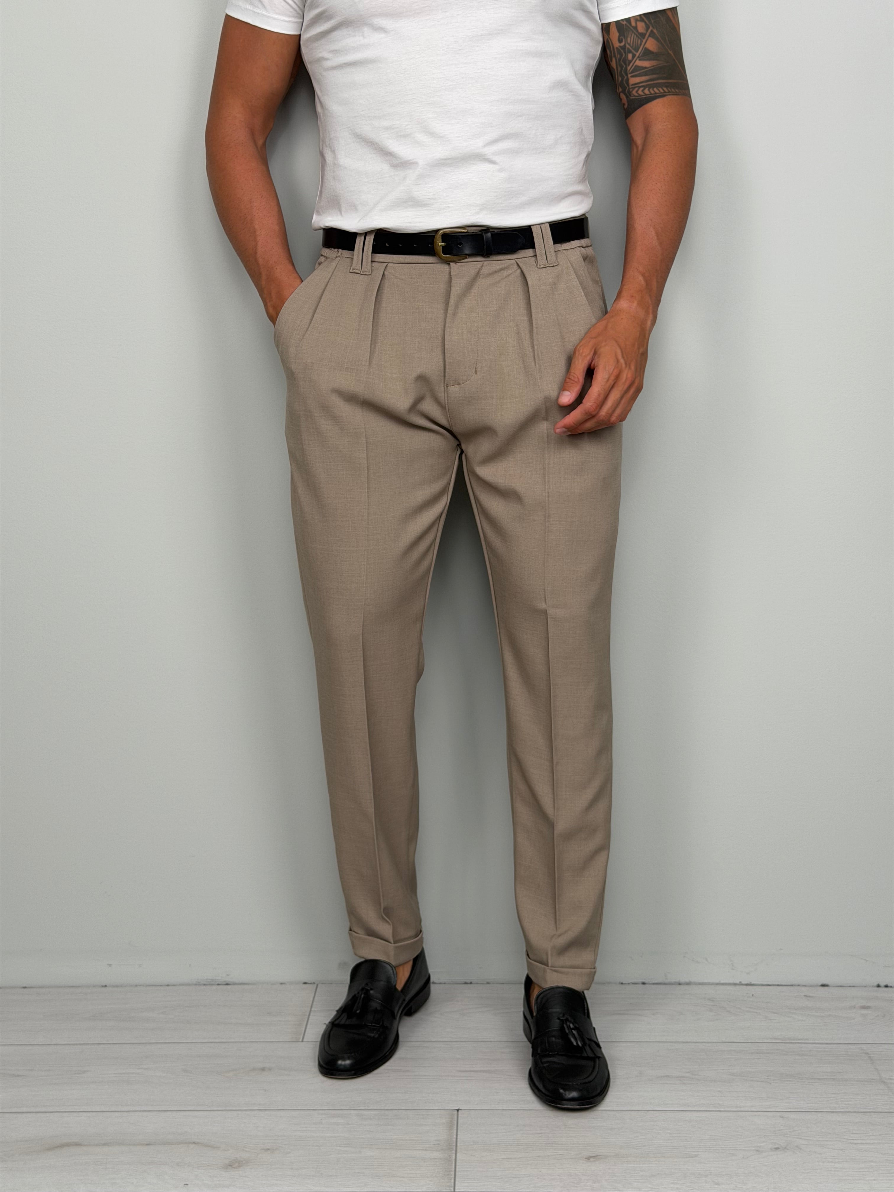 PANTALONE COMFORT MOD CAPRI - TASCHE DIETRO
