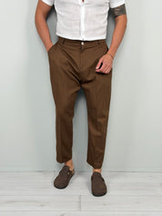 PANTALONE LINO FOLLOW - TASCA DIETRO