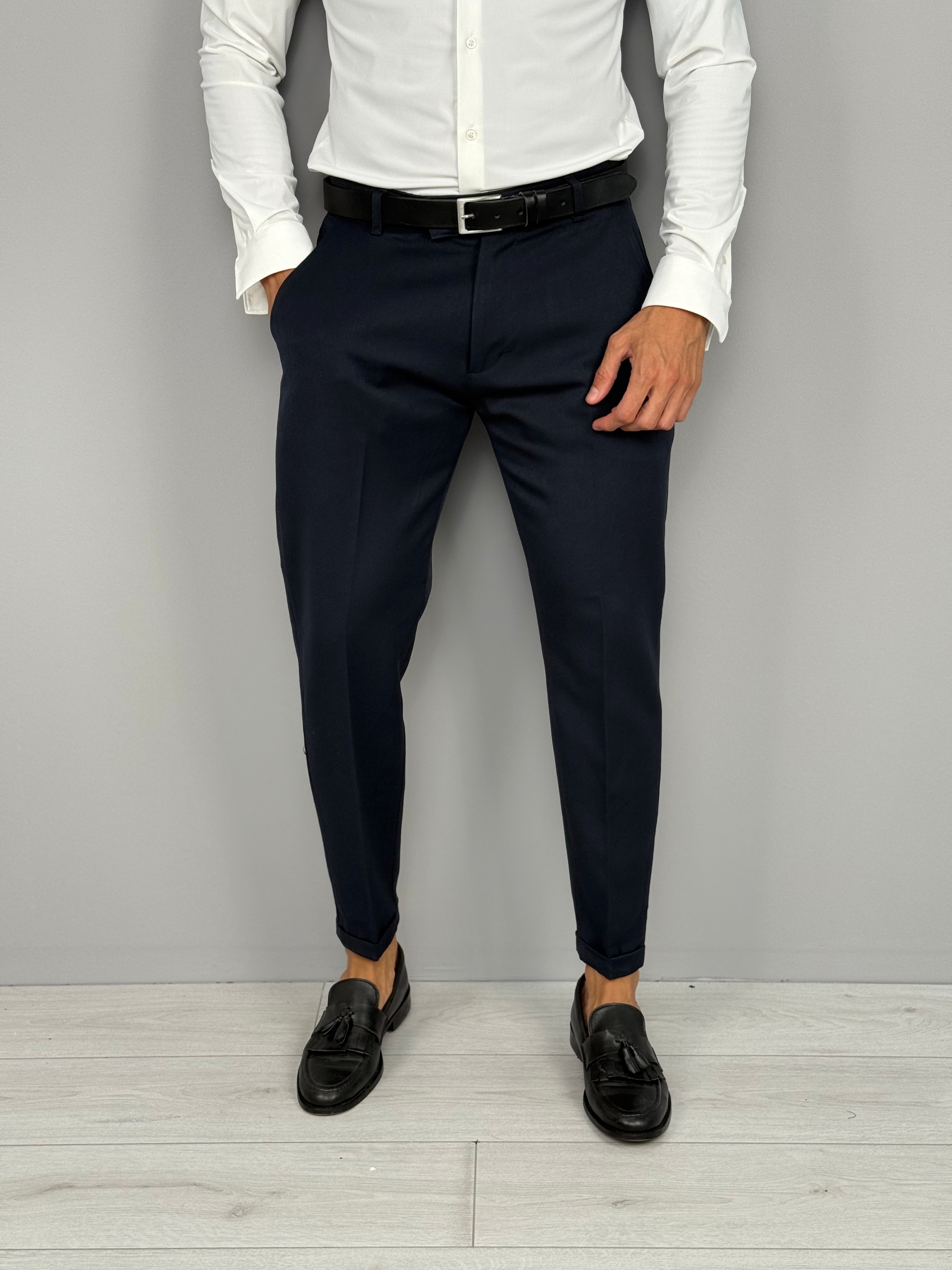 PANTALONE MOD CAPRI RISVOLTINO