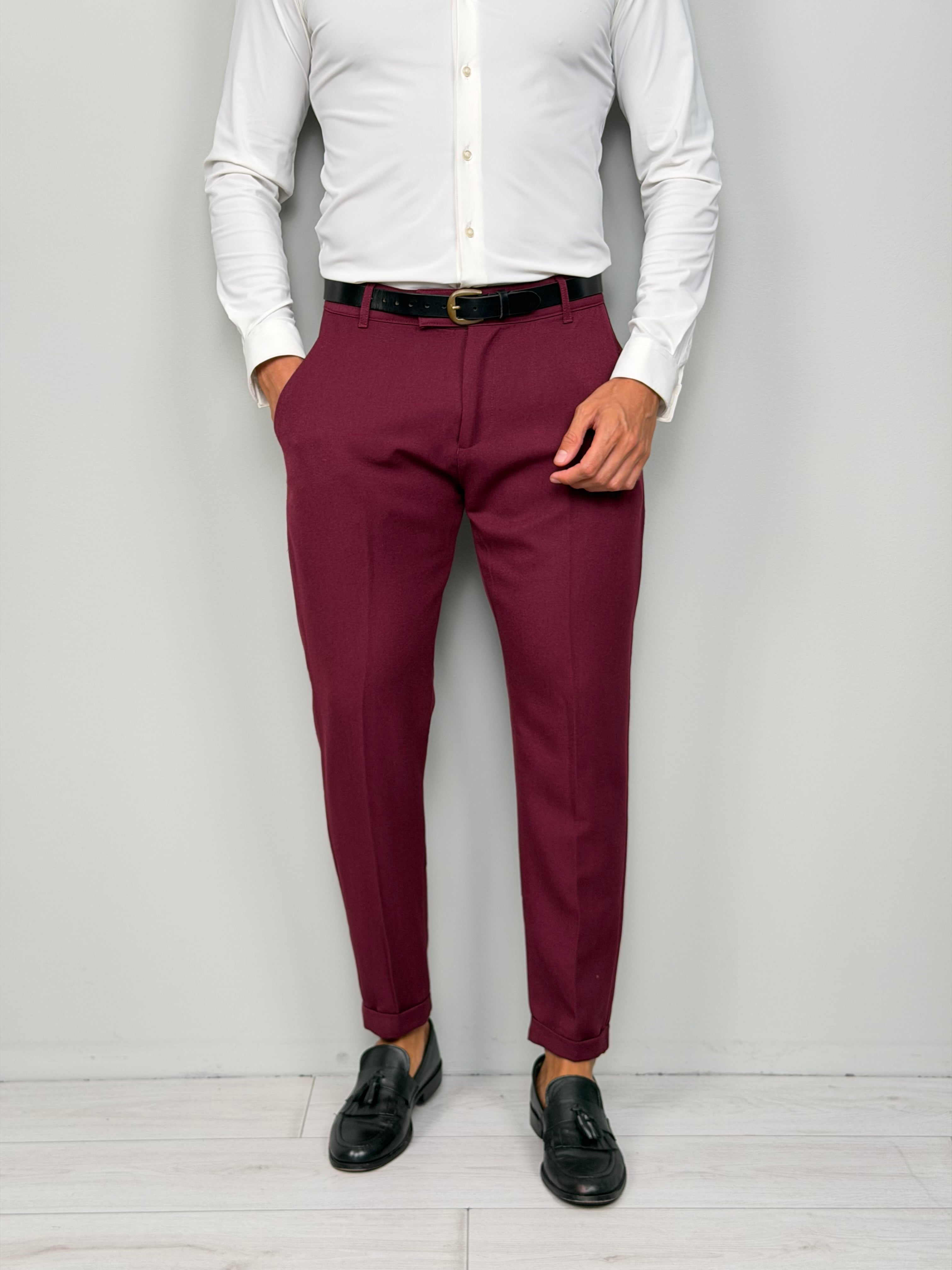WINTER CAPRI TROUSERS WITH ROLLS