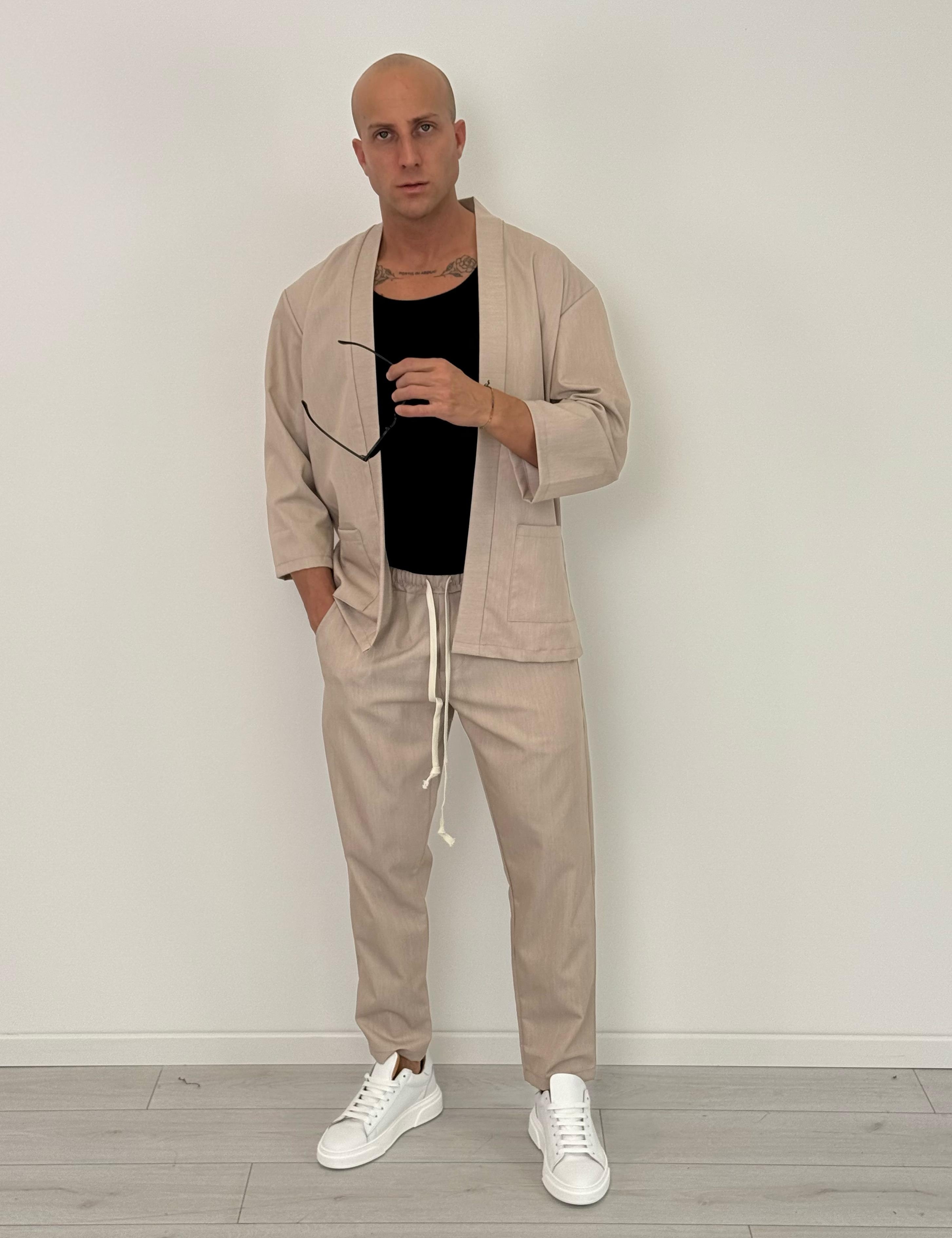 FLOW COORDINATED - size L beige