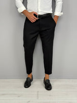 CAPRI FALL TROUSERS WITH ROLLS - BACK POCKETS 