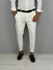 PANTALONE MOD CAPRI FALL RISVOLTINO - TASCHE DIETRO