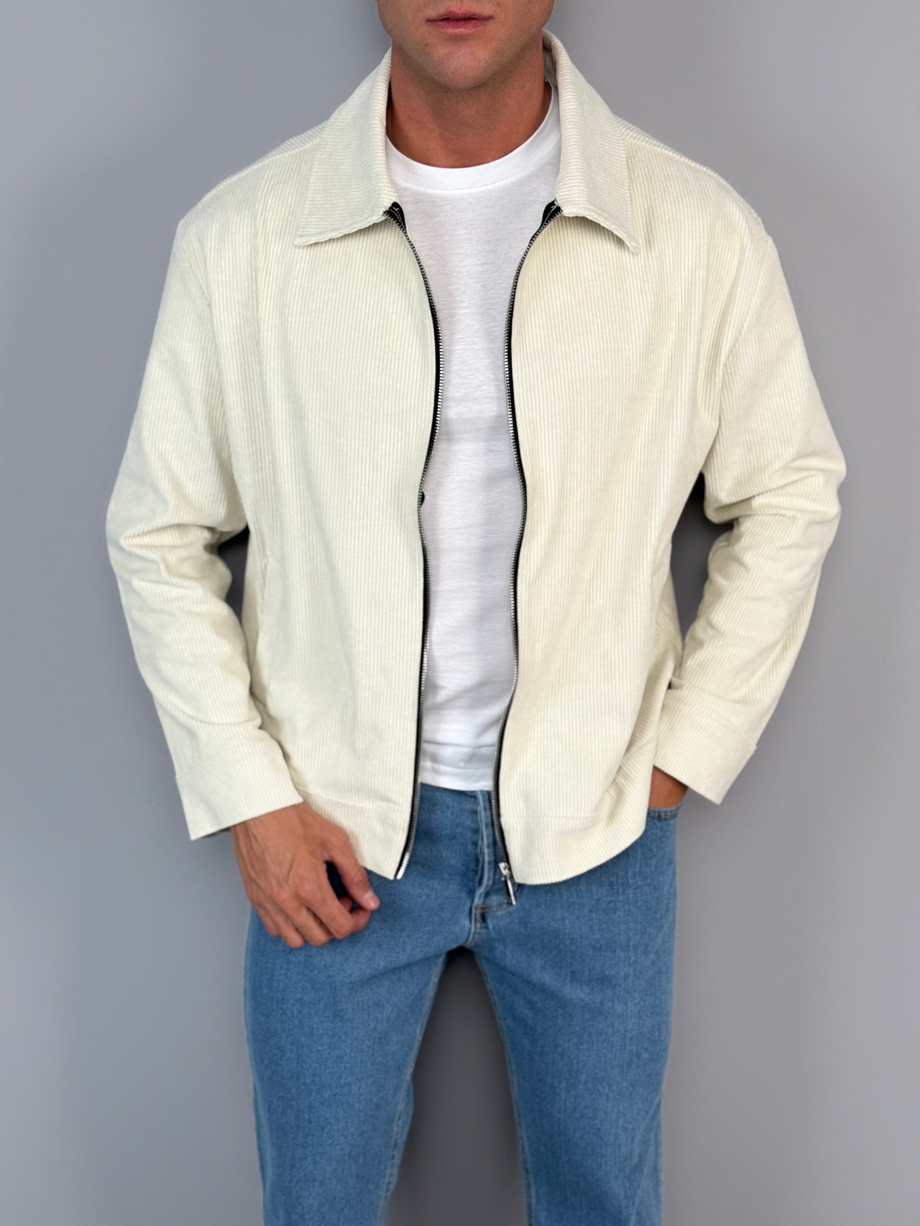 CAMICIONE VELLUTO ZIP