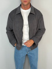 CAMICIONE VELLUTO ZIP