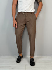 PANTALONE MOD CAPRI RISVOLTINO