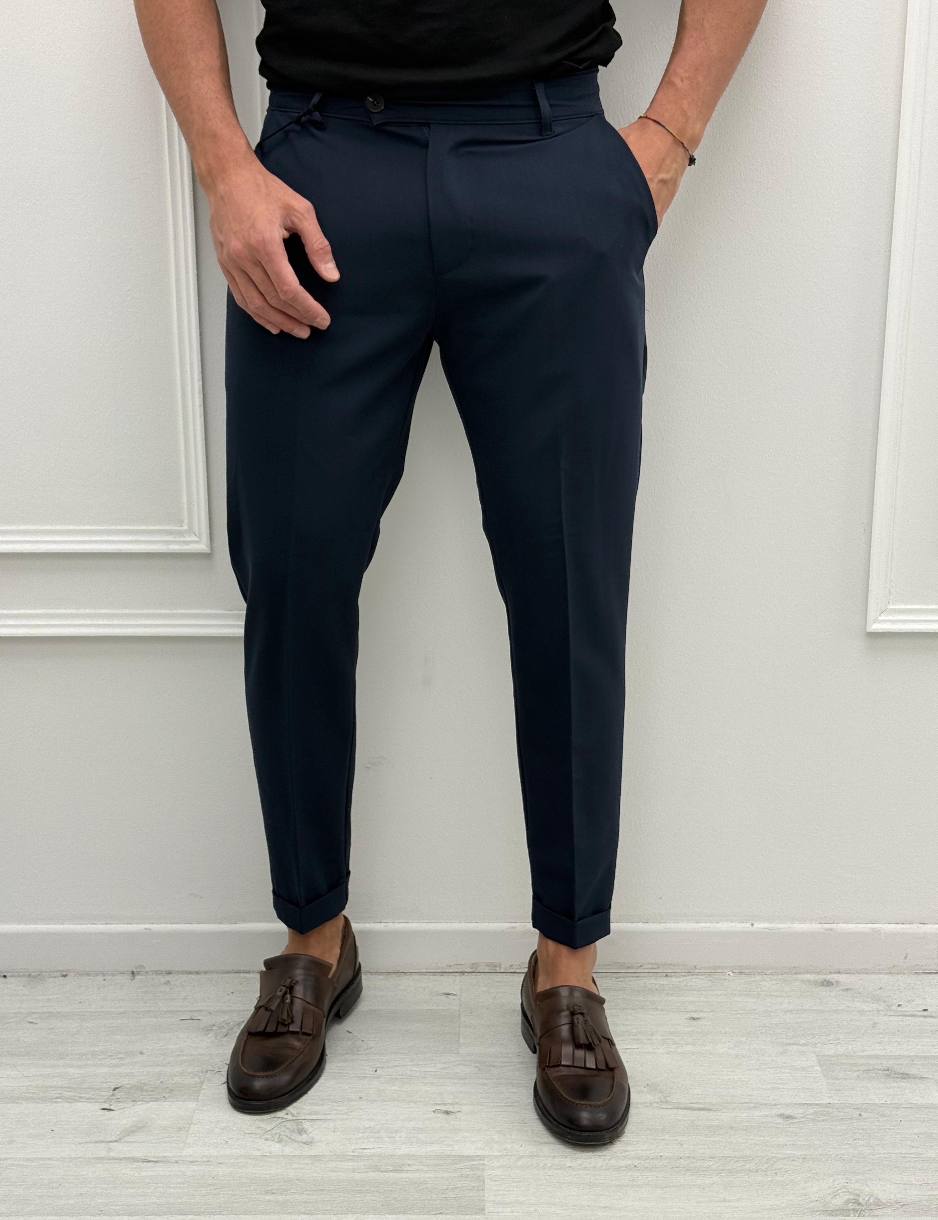 PANTALONE MOD CAPRI RISVOLTINO - ESTIVO