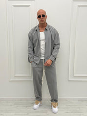 COORDINATO LEICESTER AMPIO - Tg. S Grigio