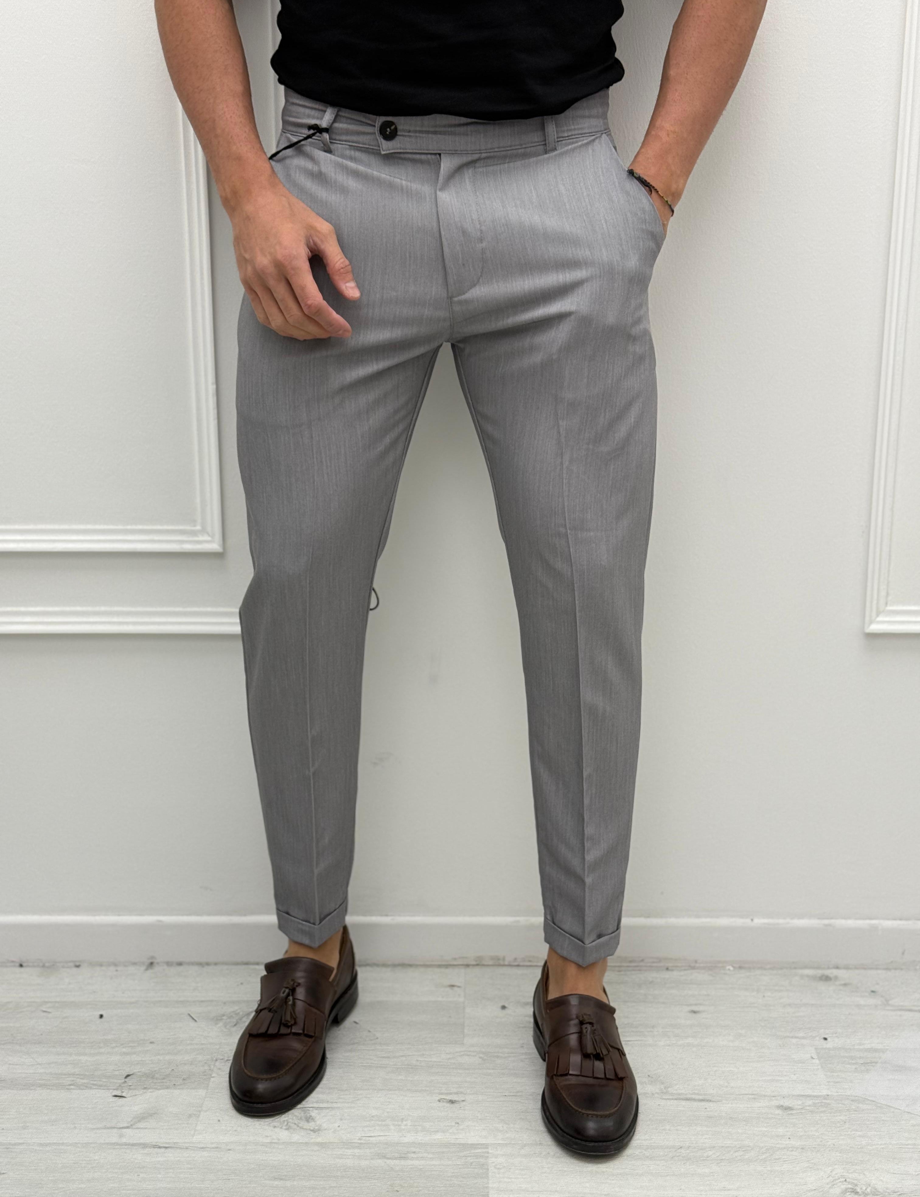 PANTALONE MOD CAPRI RISVOLTINO - ESTIVO