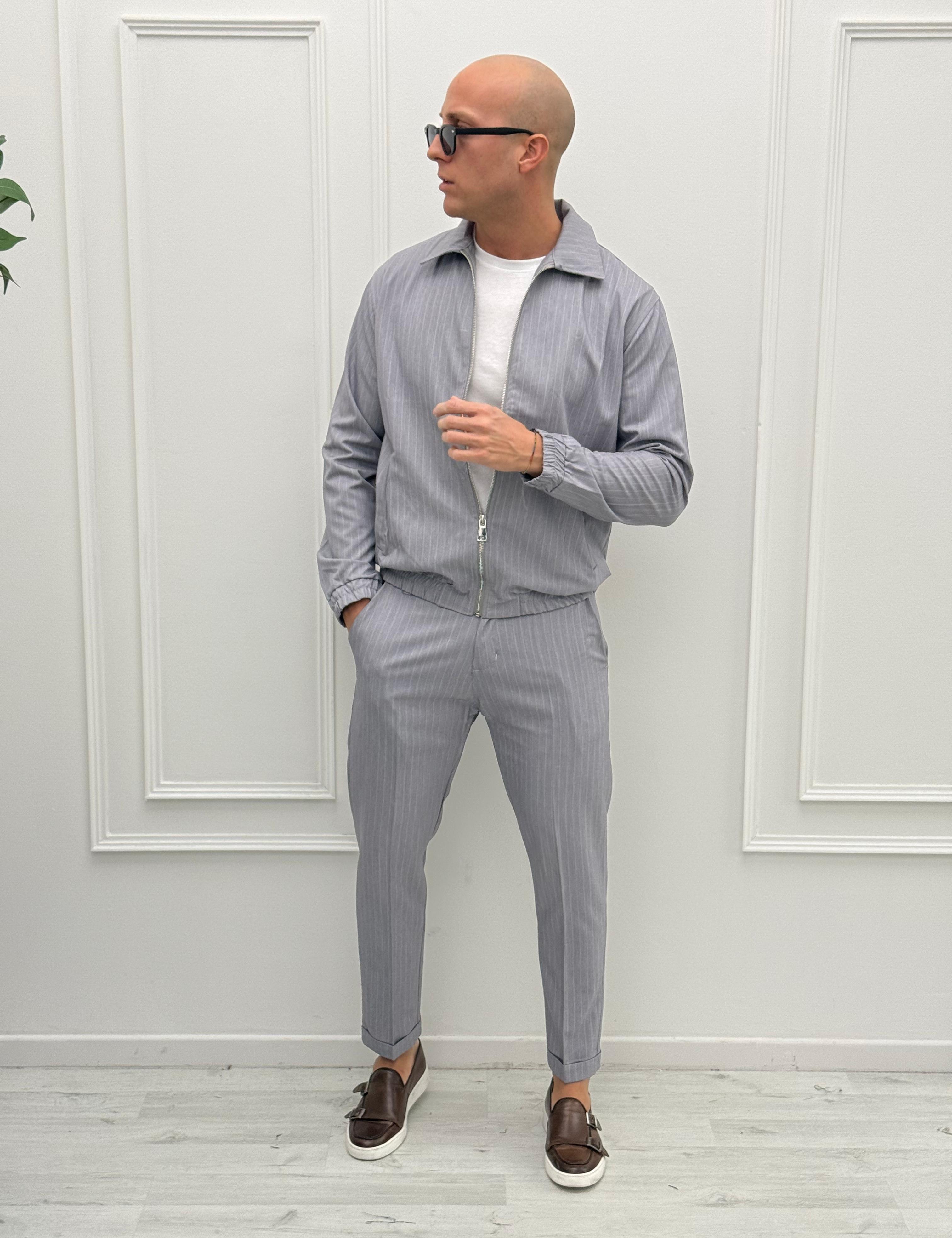 COORDINATO DINASTY GESSATO - Tg. XL Beige