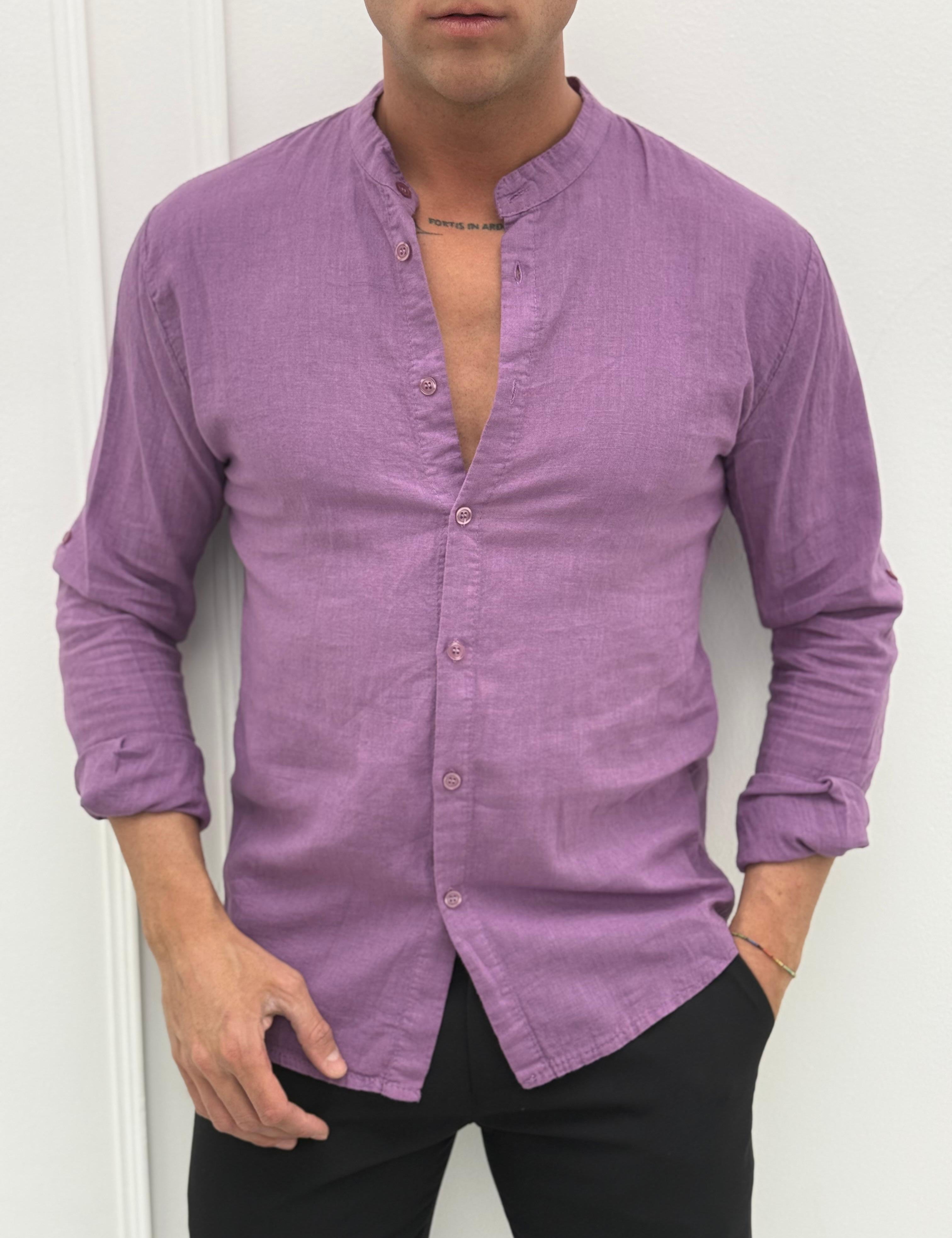 CAMICIA LINO COREANA