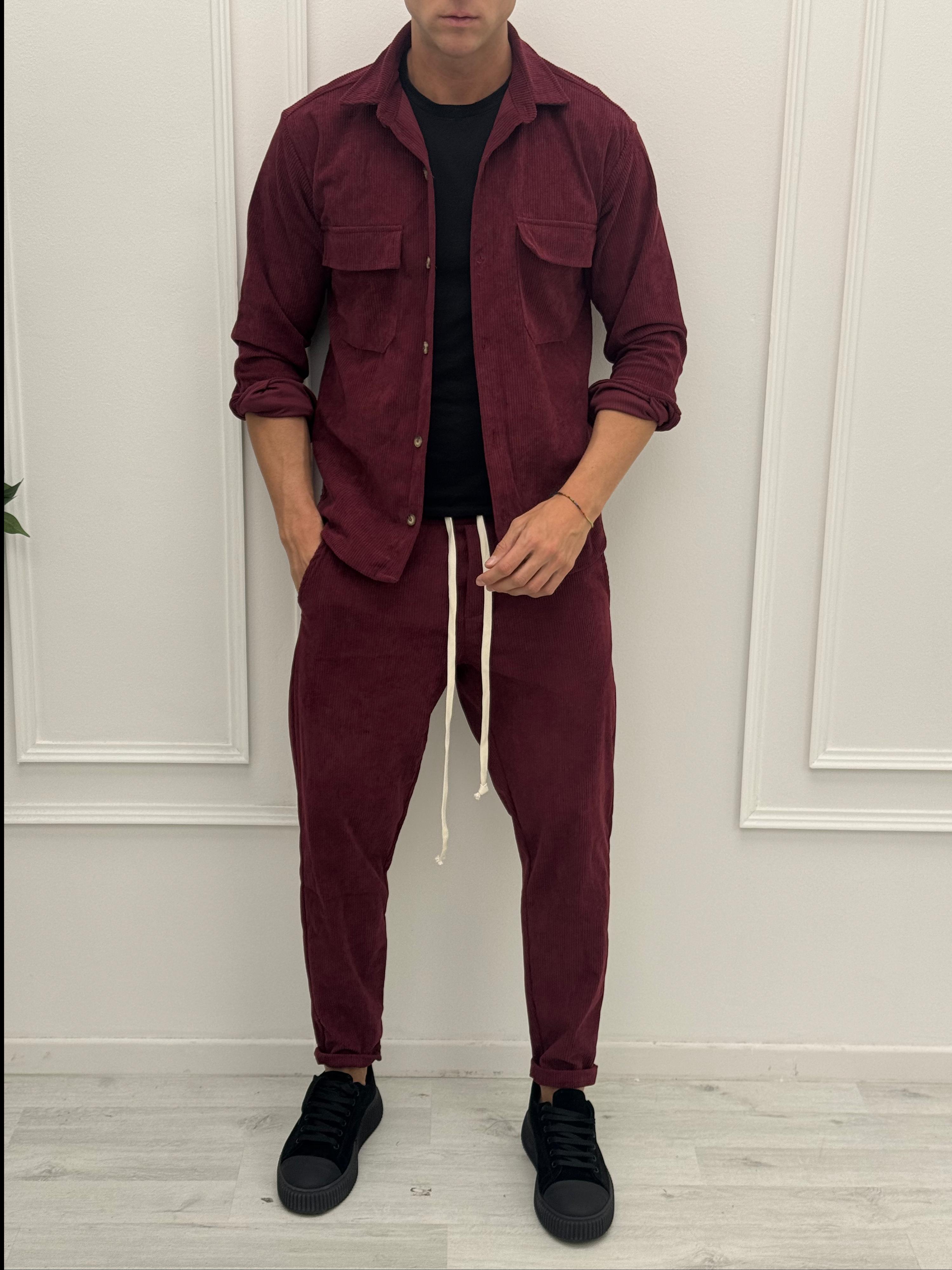 COORDINATO BOSTON VELLUTO