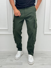 PANTALONE DOPPIA TASCA - rimasto MILITARE tg.XXL