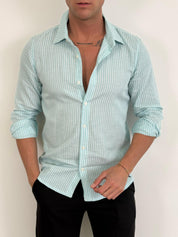 CAMICIA SIVIGLIA LINO COLLETTO - rimasto XXL